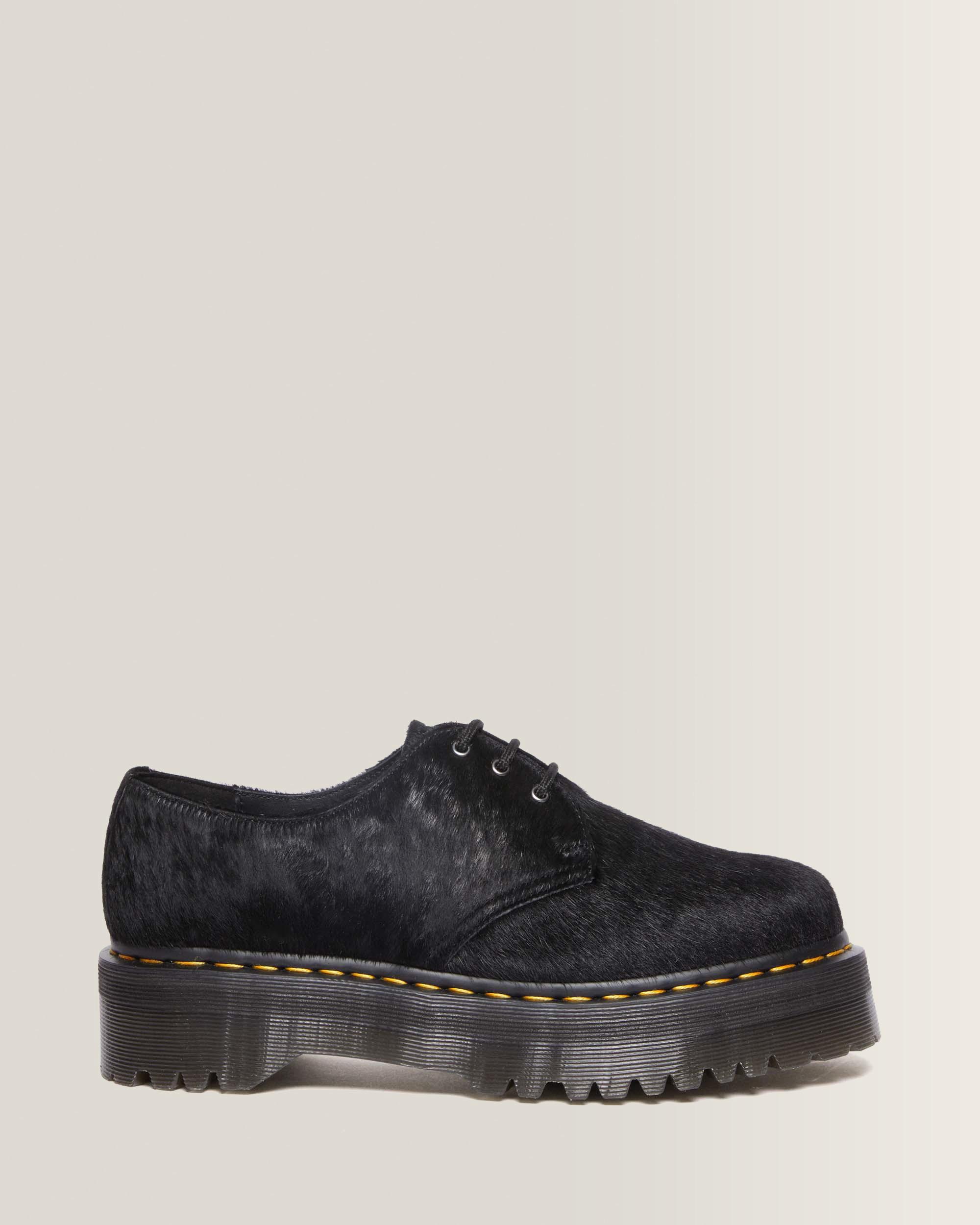 1461 Quad Hair-On Platform Schoenen