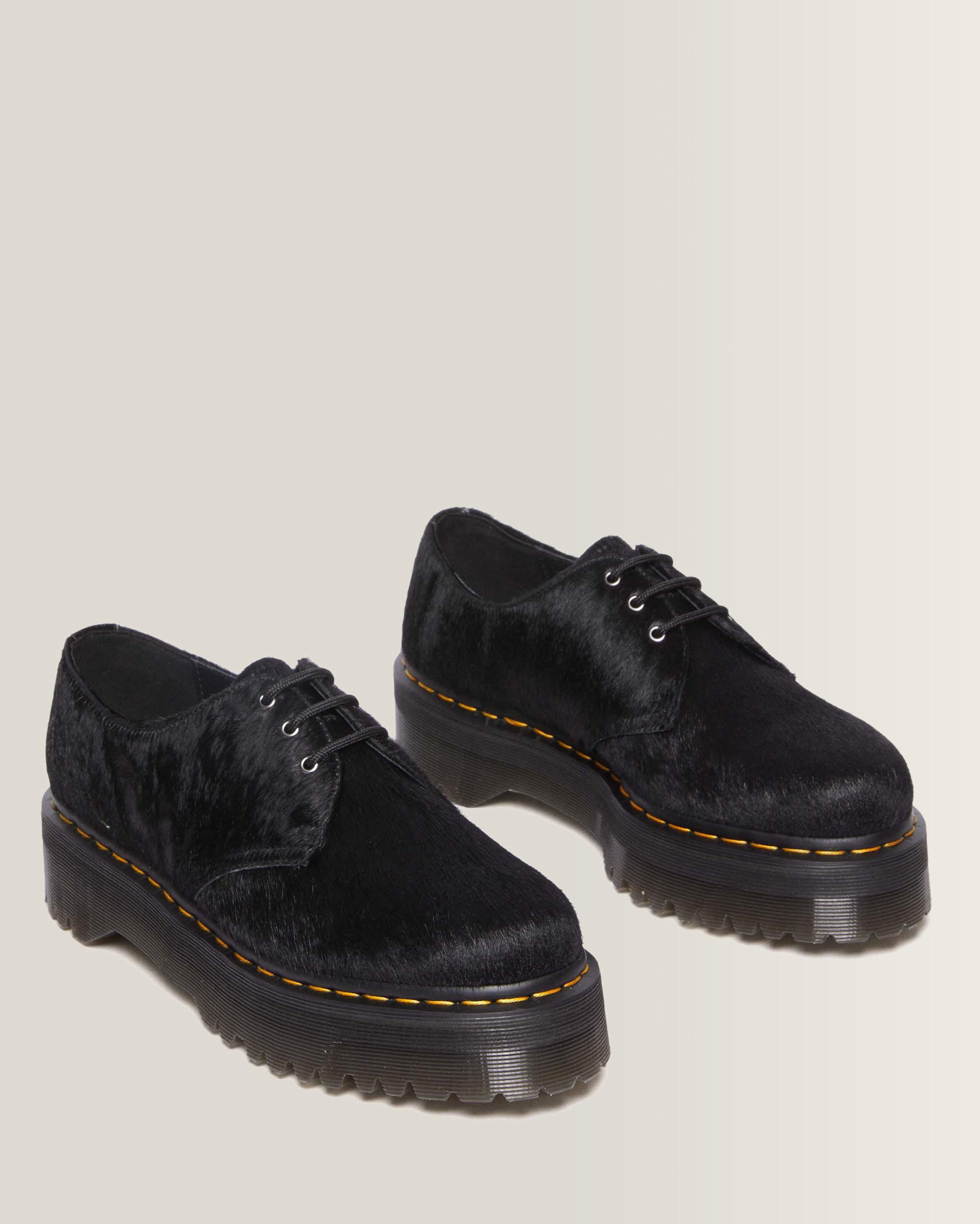 1461 Quad Hair-On Platform Schoenen