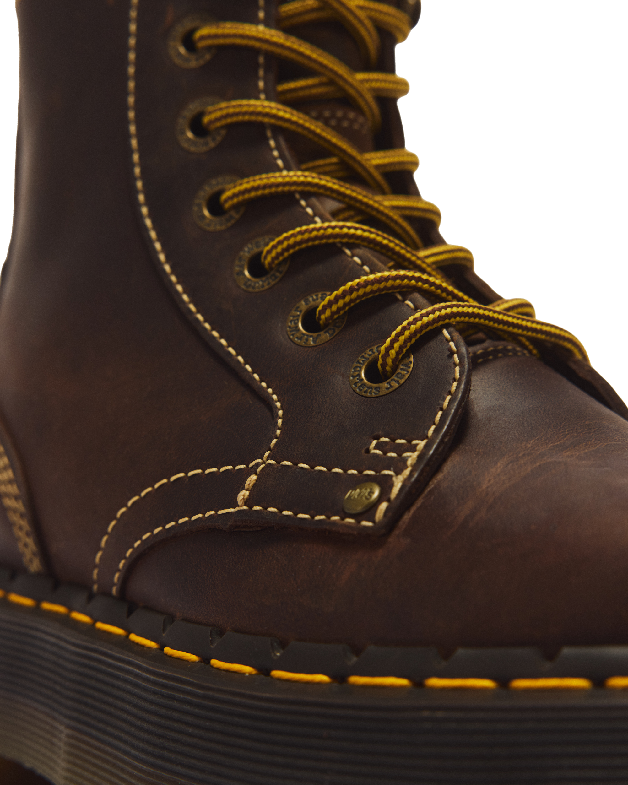 Jadon Boots Crazy Horse Leather Platforms