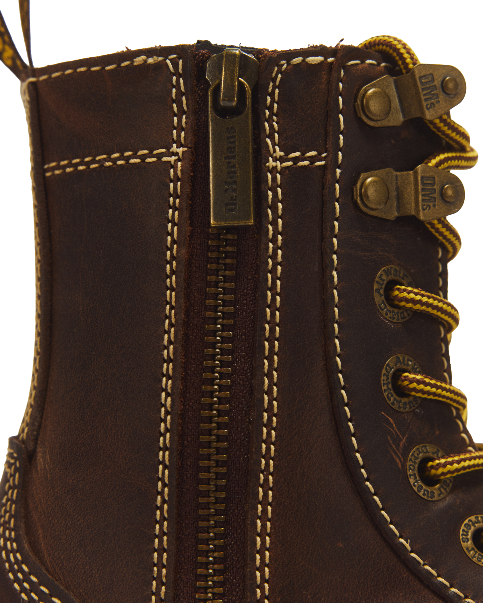 Jadon Boots Crazy Horse Leather Platforms