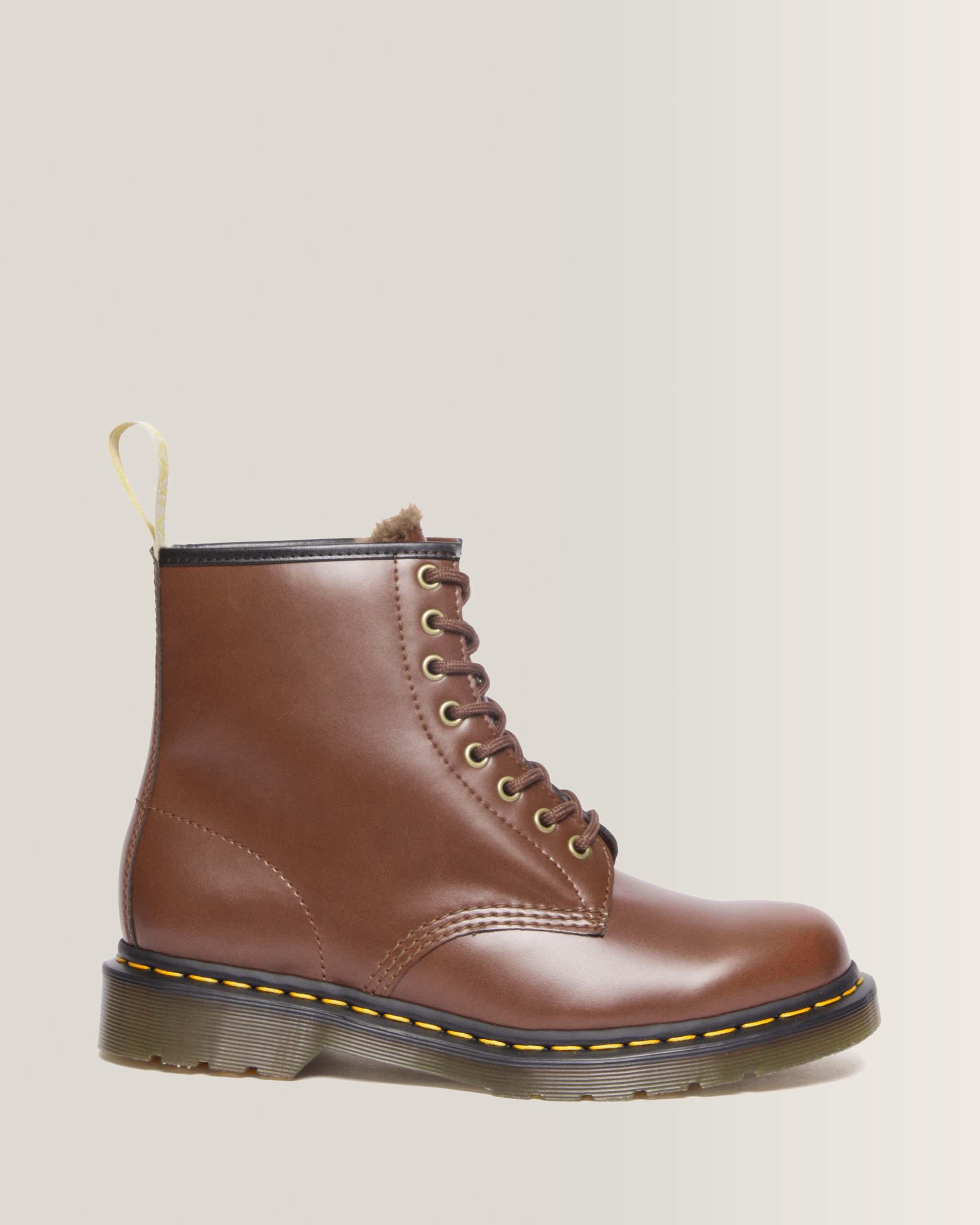 dr martens l carnitine Vegan 1460 Borg Lined Lace Up Boots in Brown Jarrow Formulas Pantothenic Acid Event Group 4 Serving Size:50 [SERV]