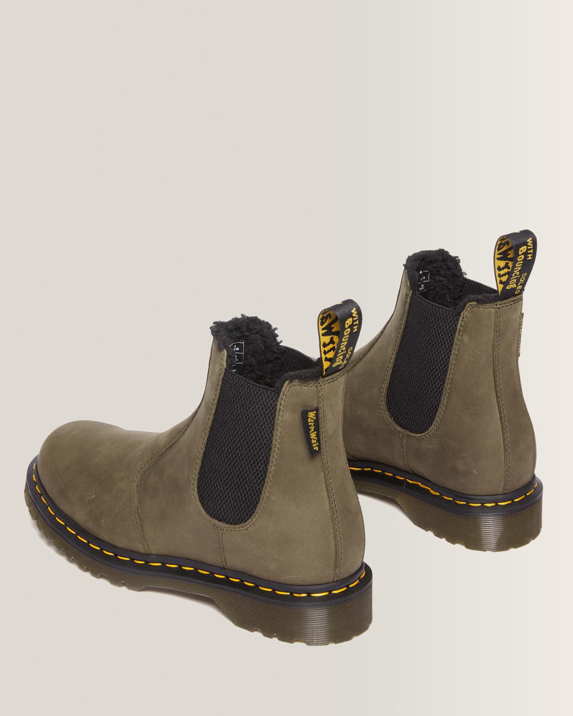 2976 Fleece Lined Leather Chelsea Boots