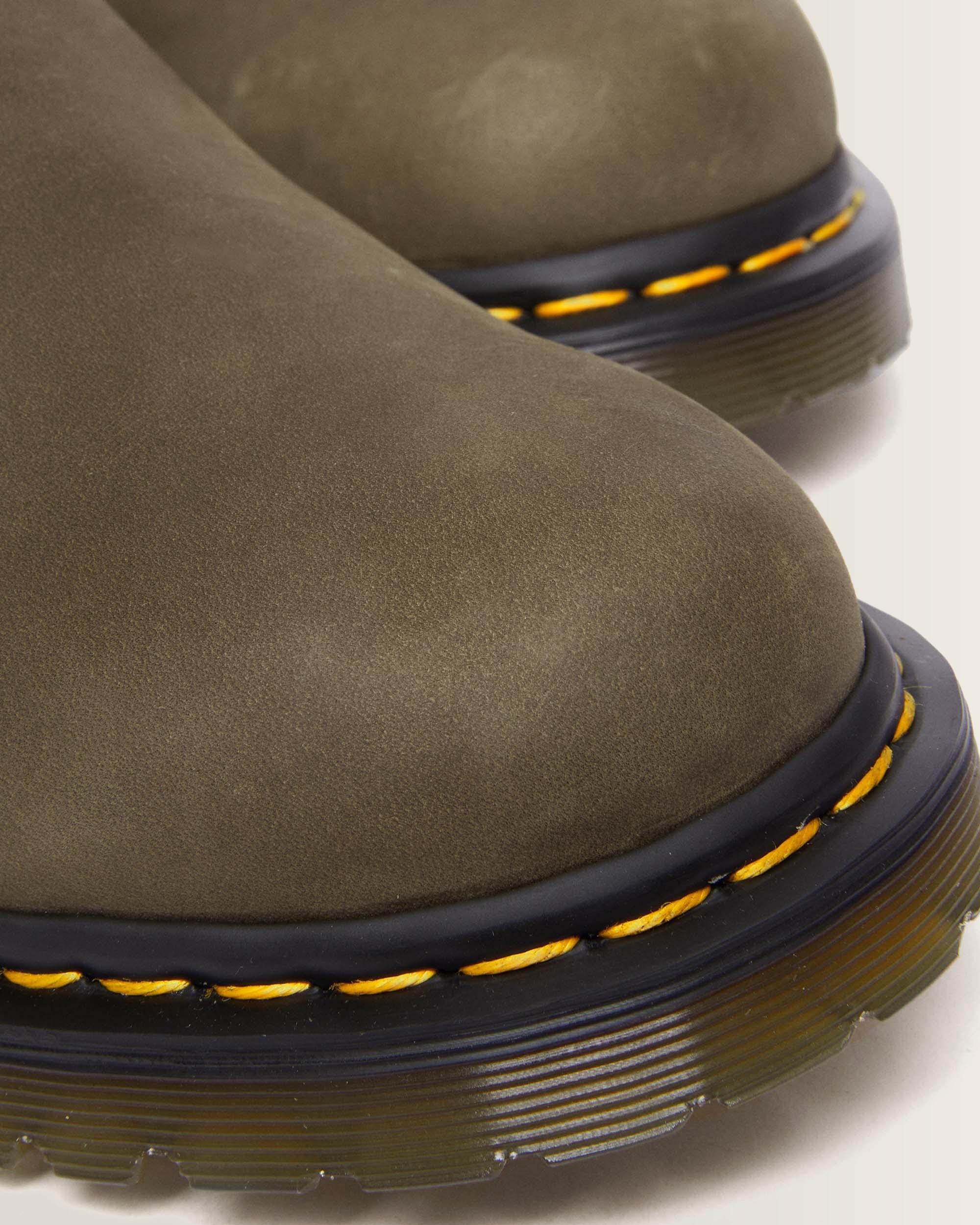 2976 Fleece Lined Leather Chelsea Boots