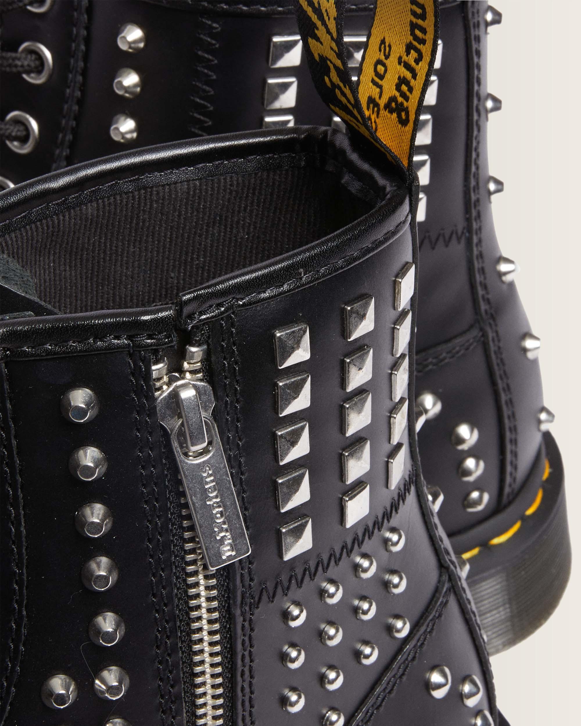 Botas 1460 Studded Zip de piel