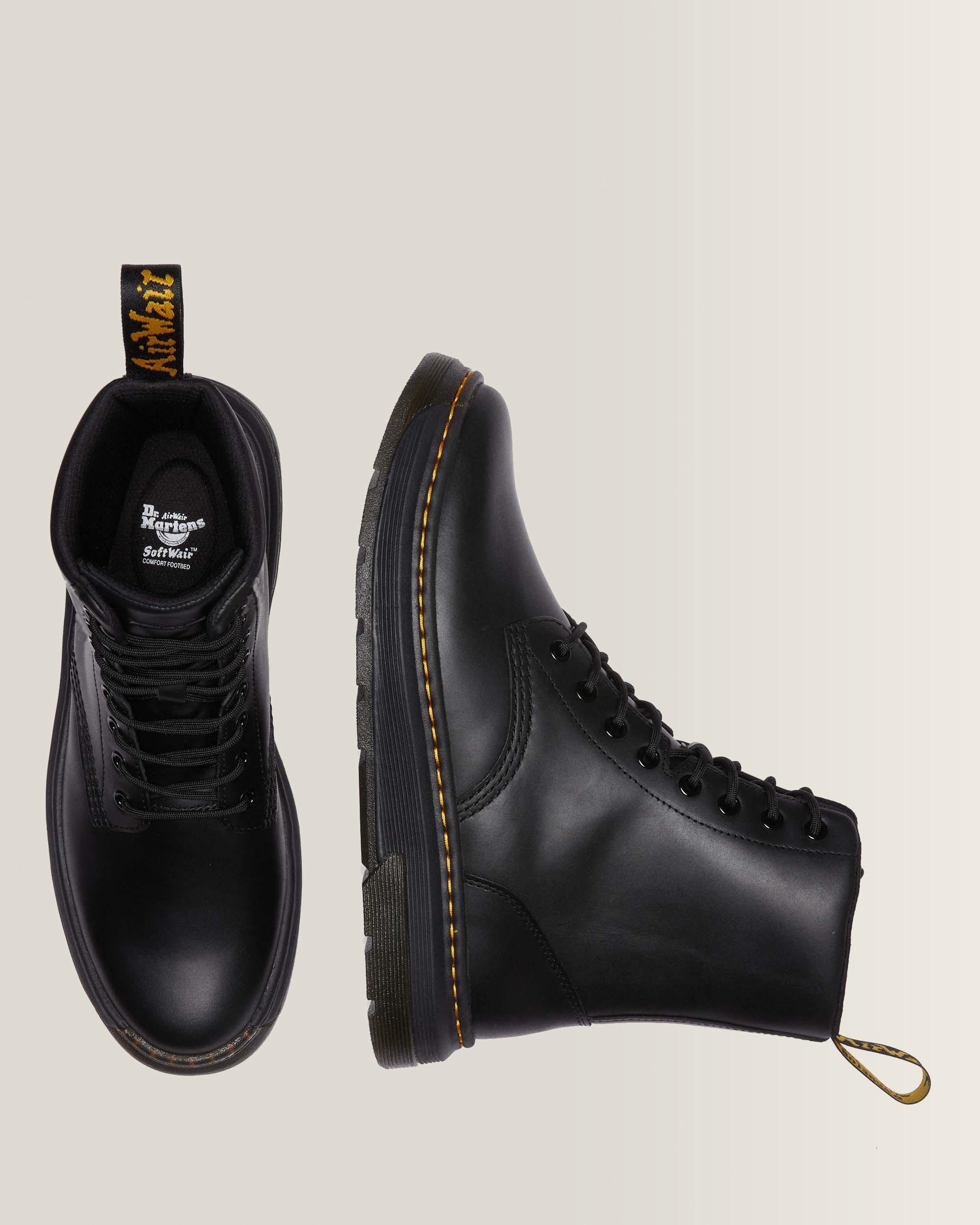 Crewson Leder Schnürstiefel