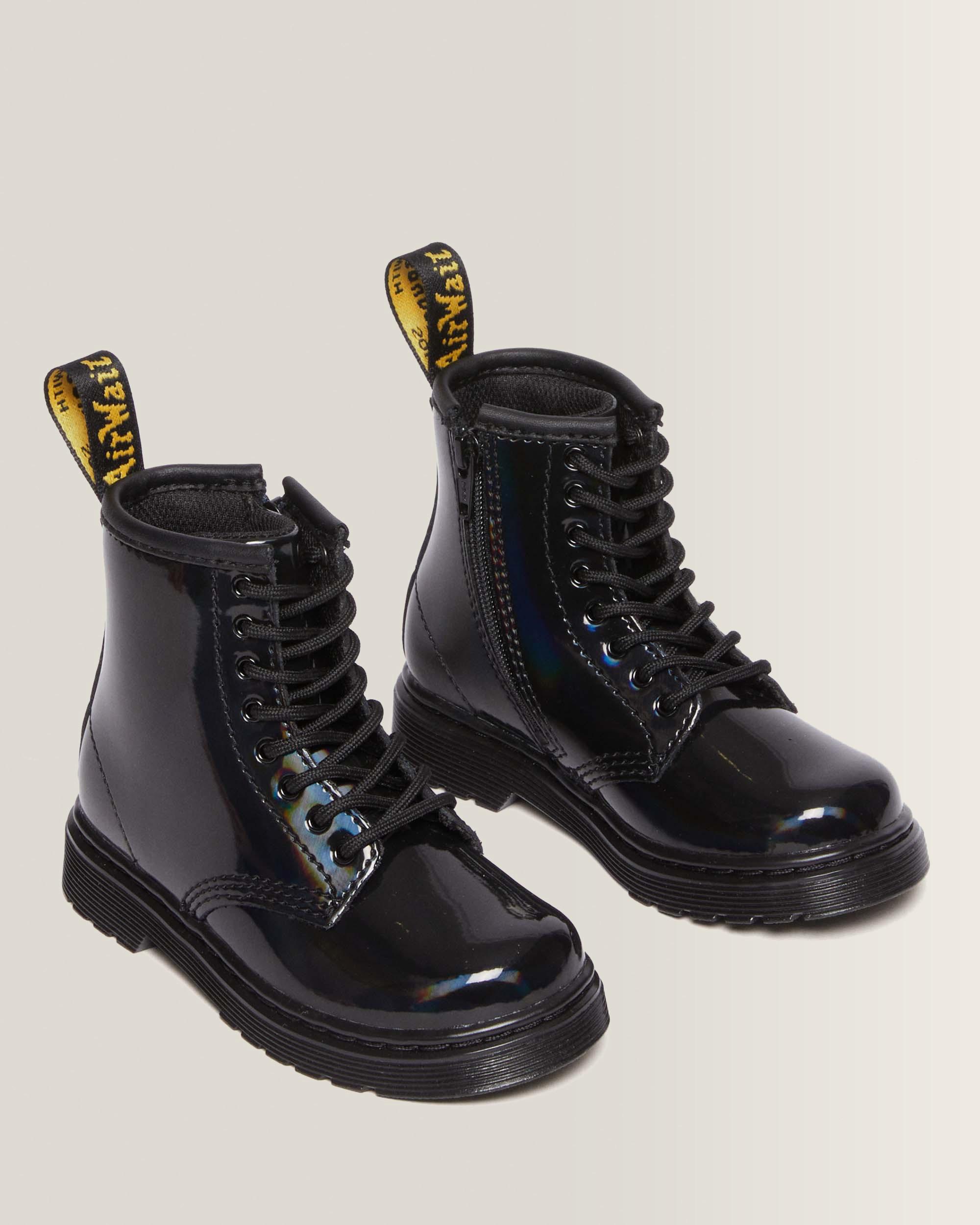 Toddler 1460 Rainbow Patent Leather Lace Up Boots