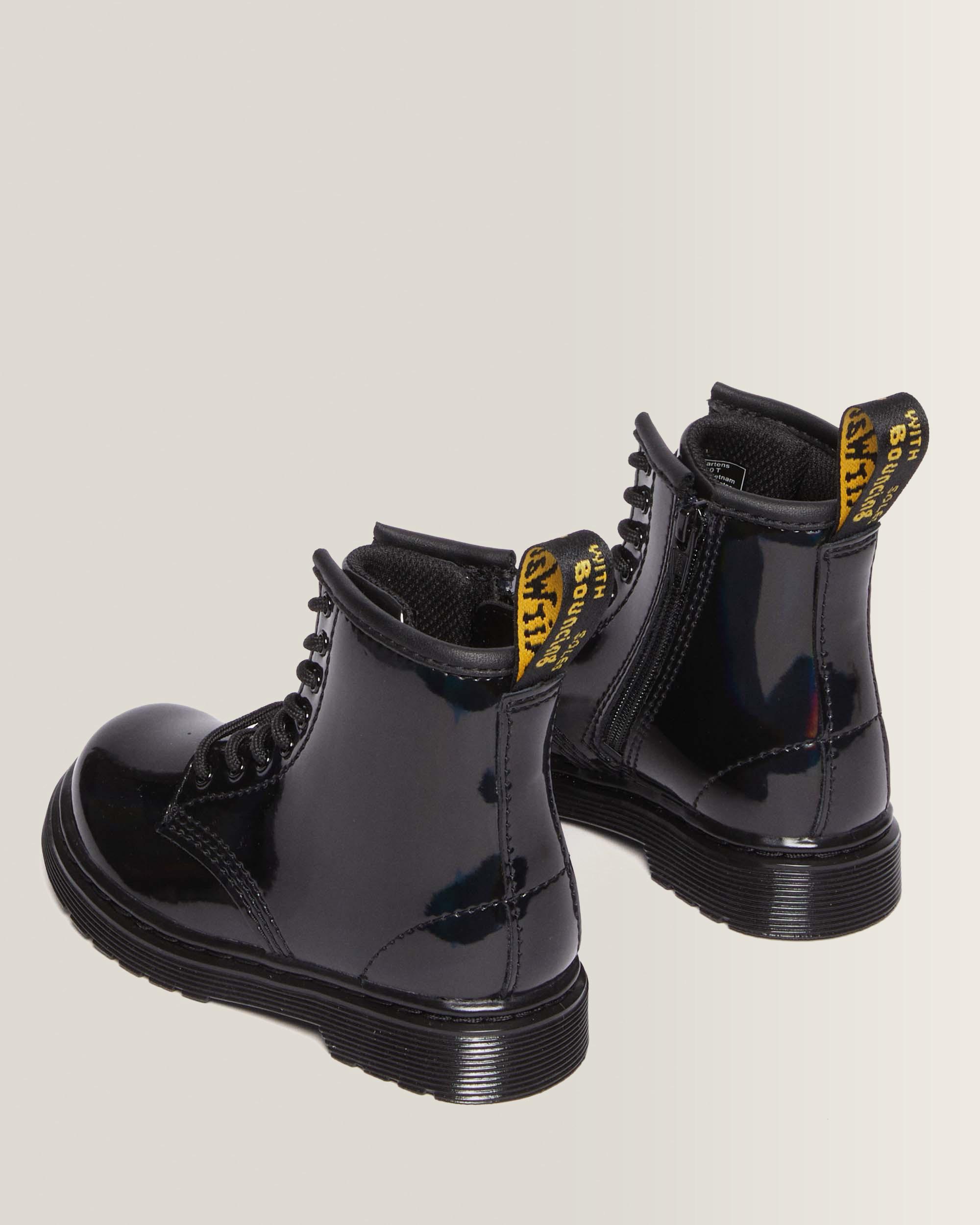 Toddler 1460 Rainbow Patent Leather Lace Up Boots