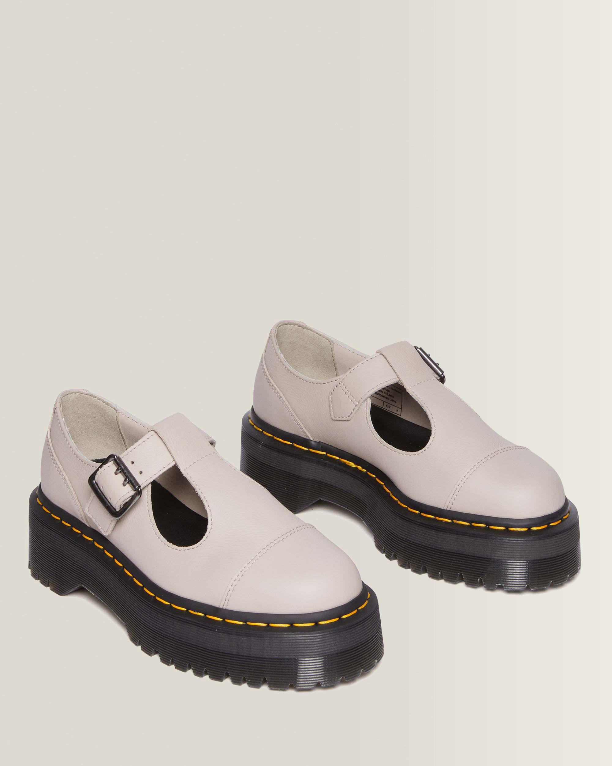 Bethan Pisa Leren Platform Mary Jane Schoenen