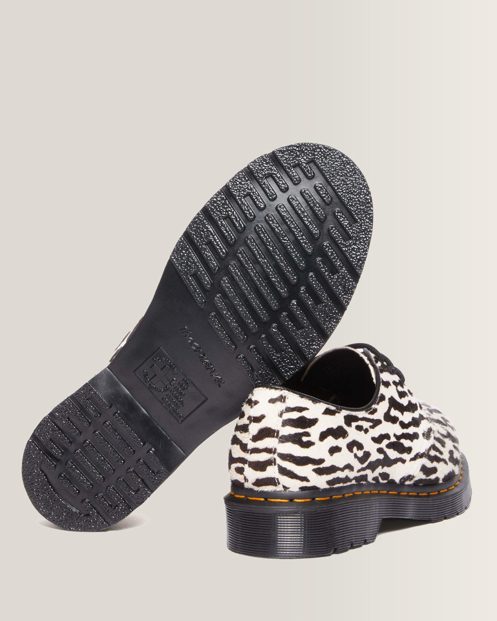 1461 Wacko Maria Hair-On Oxford Shoes in BLACK+WHITE | Dr. Martens™
