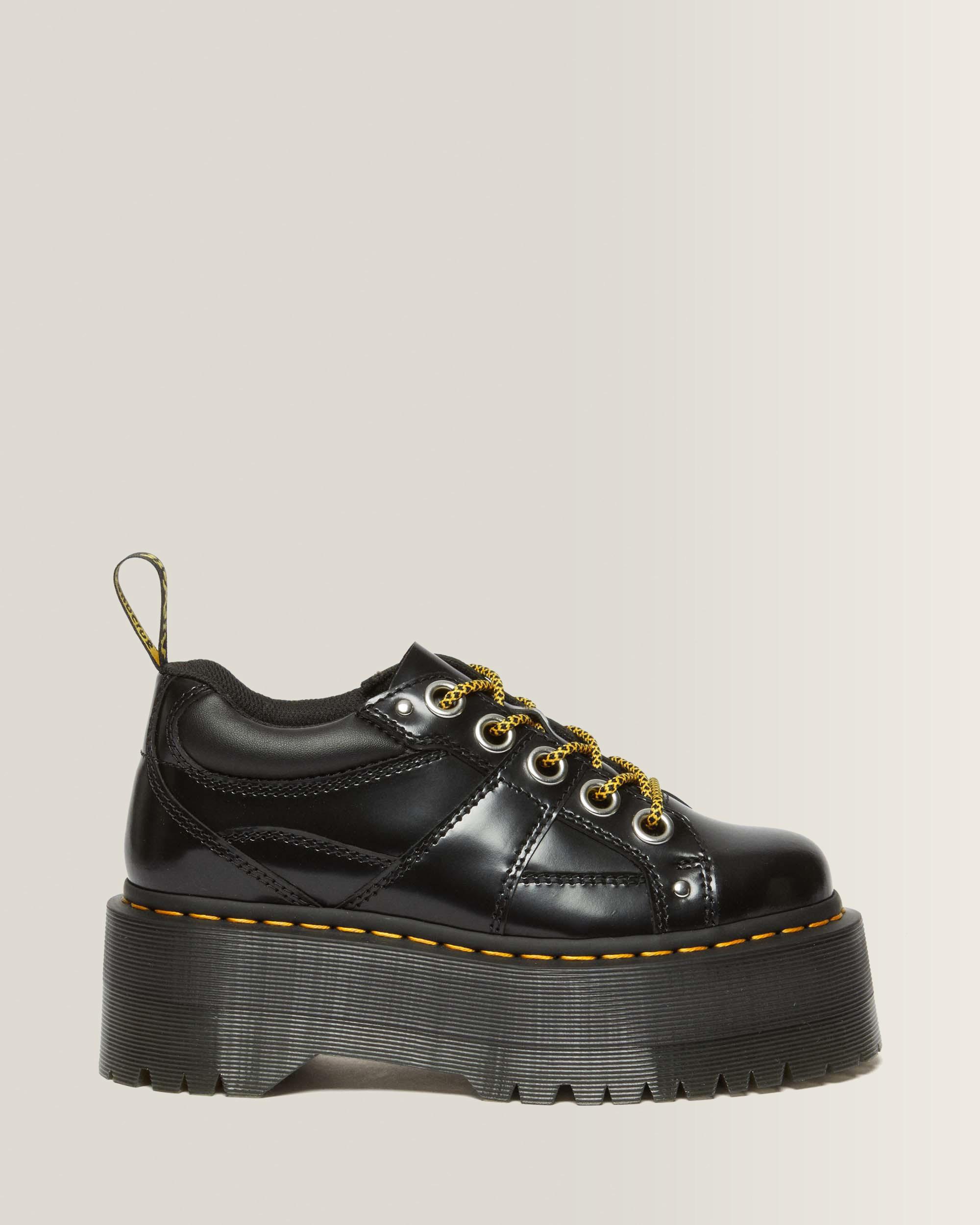 5-Eye Max Buttero Leather Platform Shoes