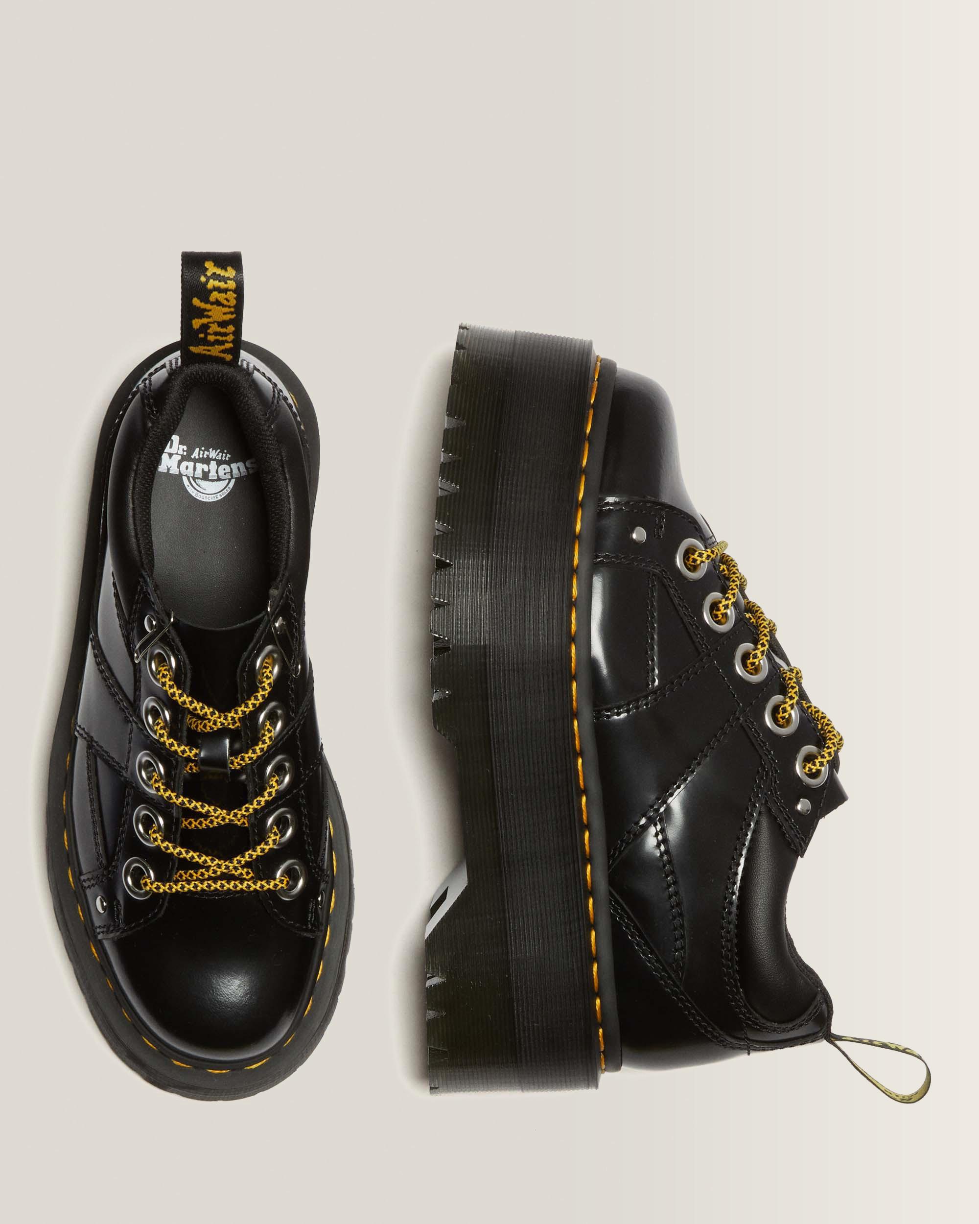 5-Eye Max Buttero Leather Platform Shoes