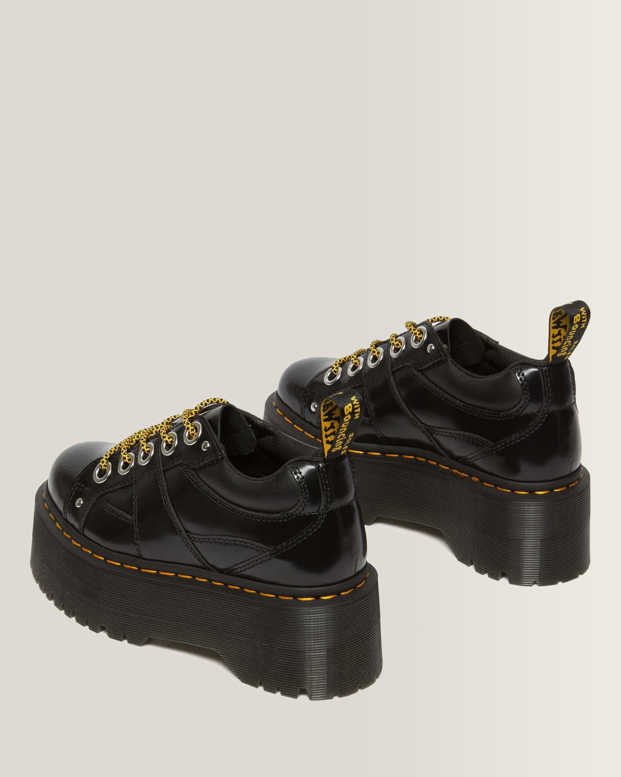 5-Eye Max Buttero Leather Platform Shoes