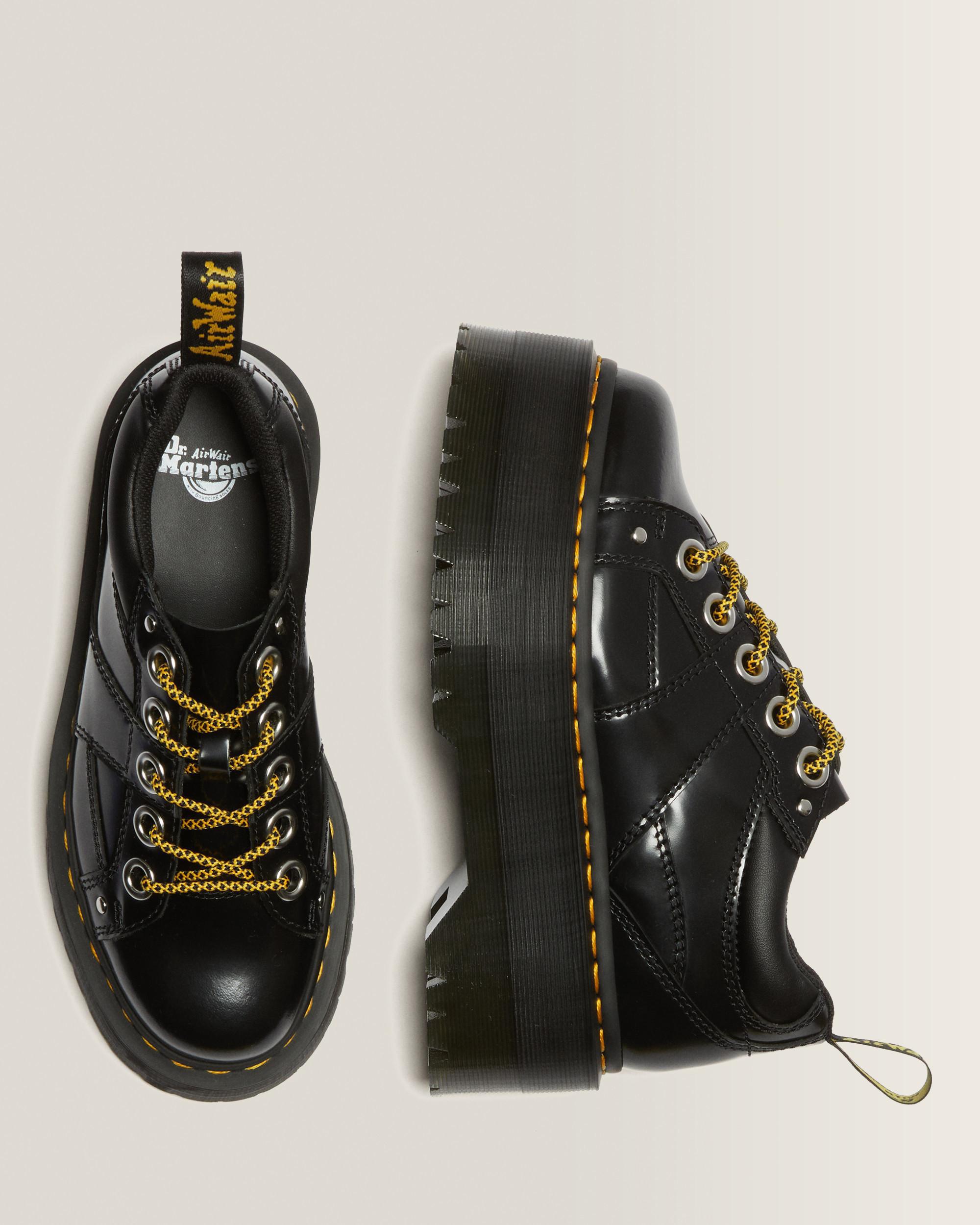 5-Eye Max Buttero Leather Platform Shoes