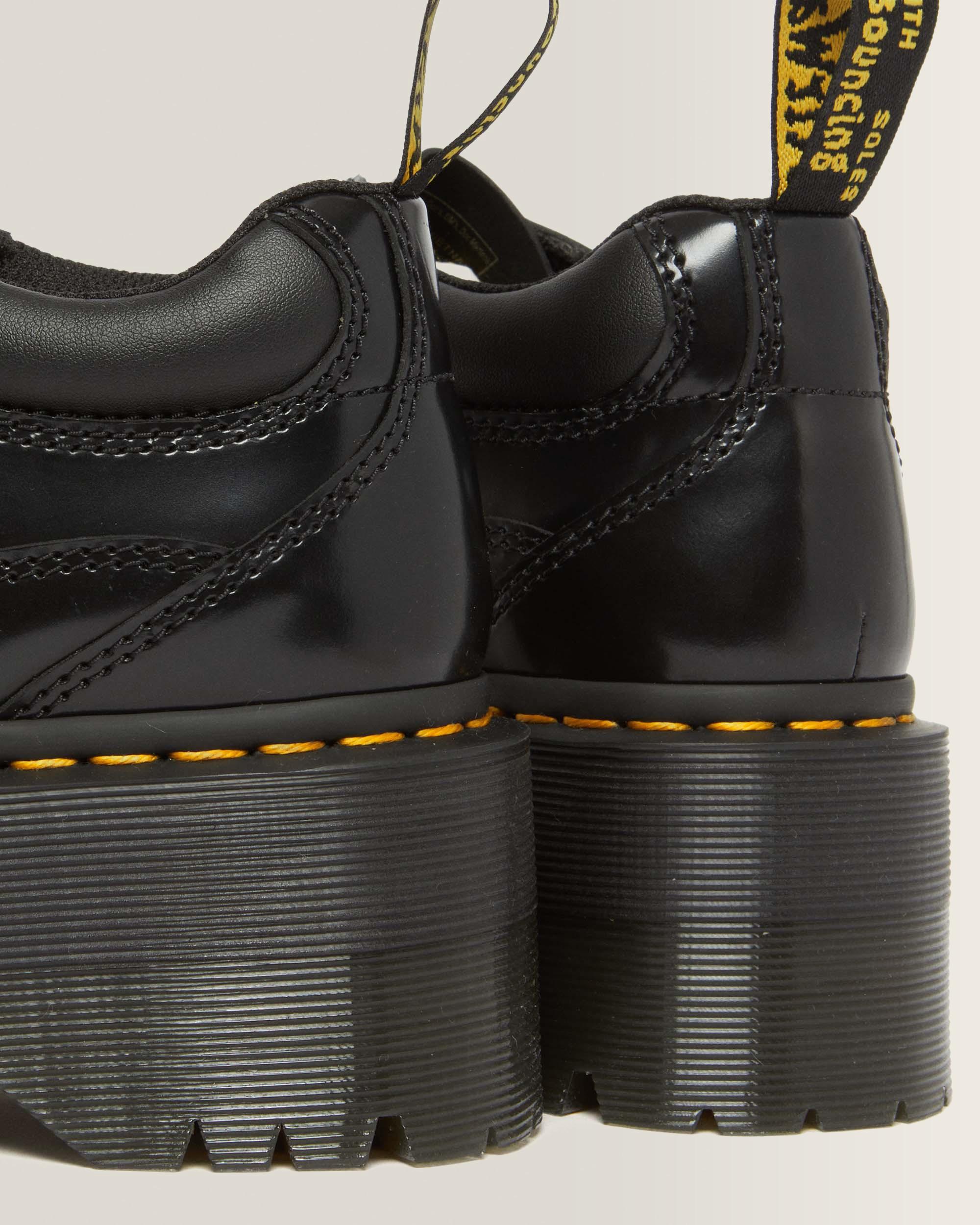 5-Eye Max Buttero Leather Platform Shoes
