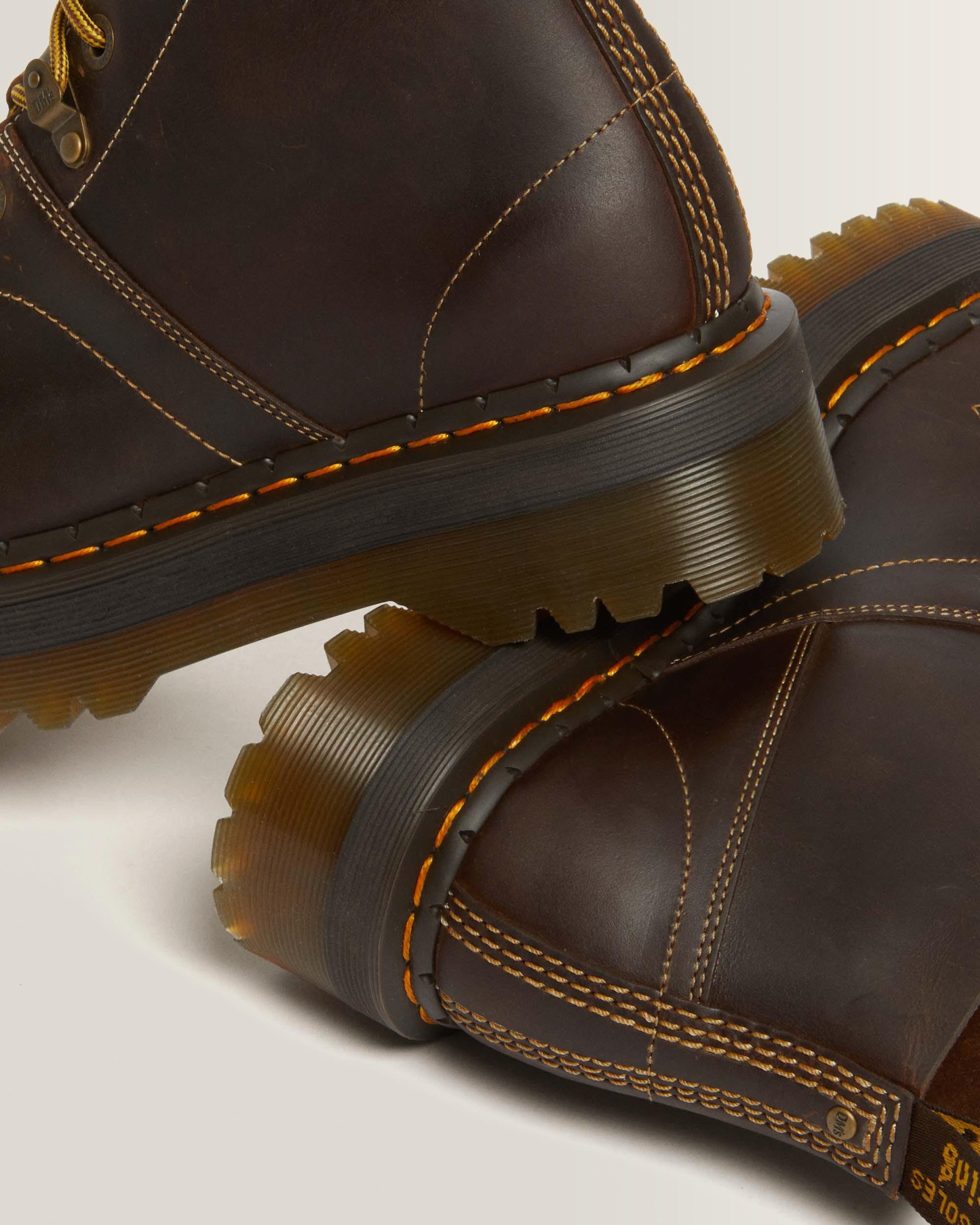 Boots plateformes Church Arc en cuir Crazy Horse