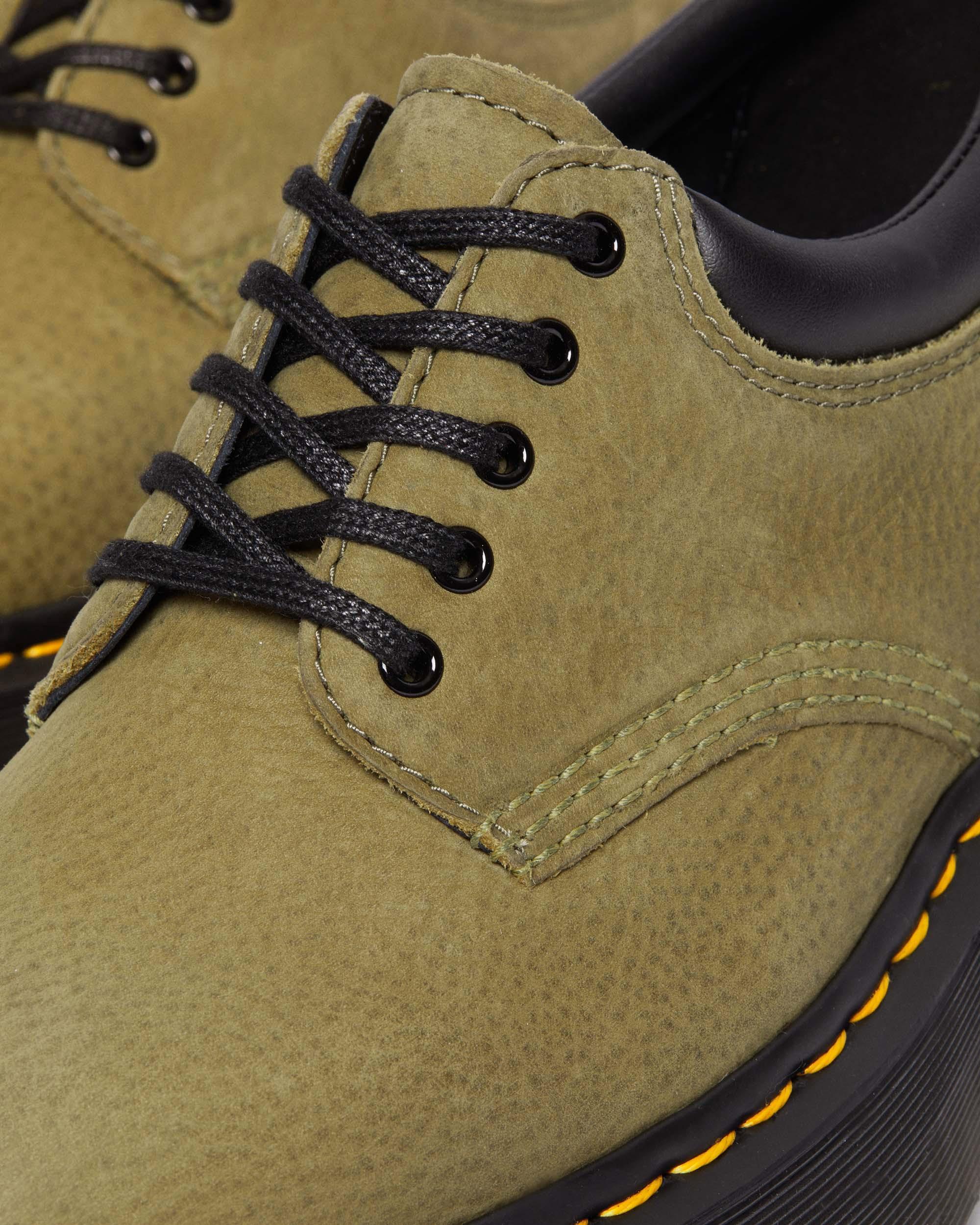 Zapato con plataforma 8053 de piel Tumbled Nubuck