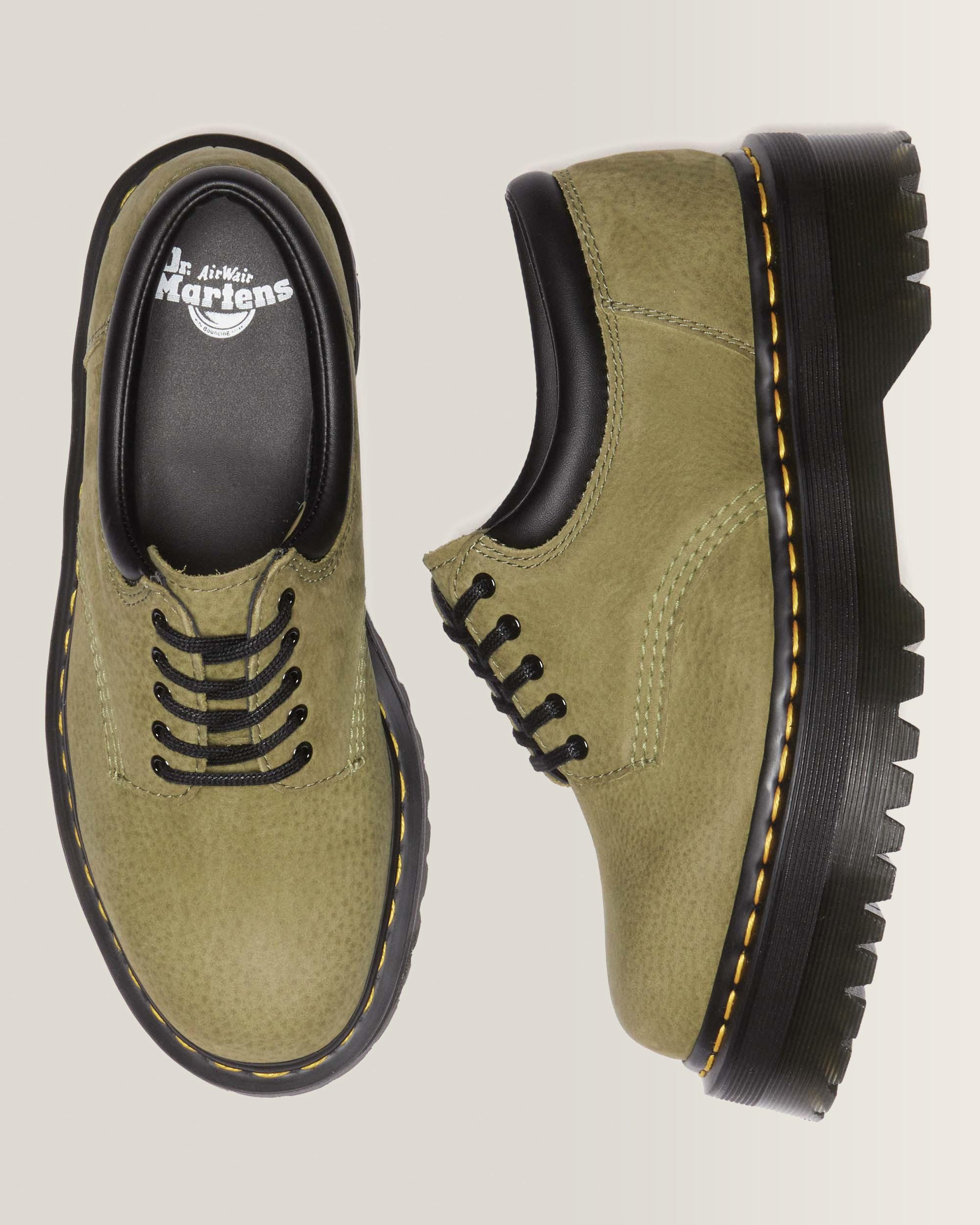 Zapato con plataforma 8053 de piel Tumbled Nubuck