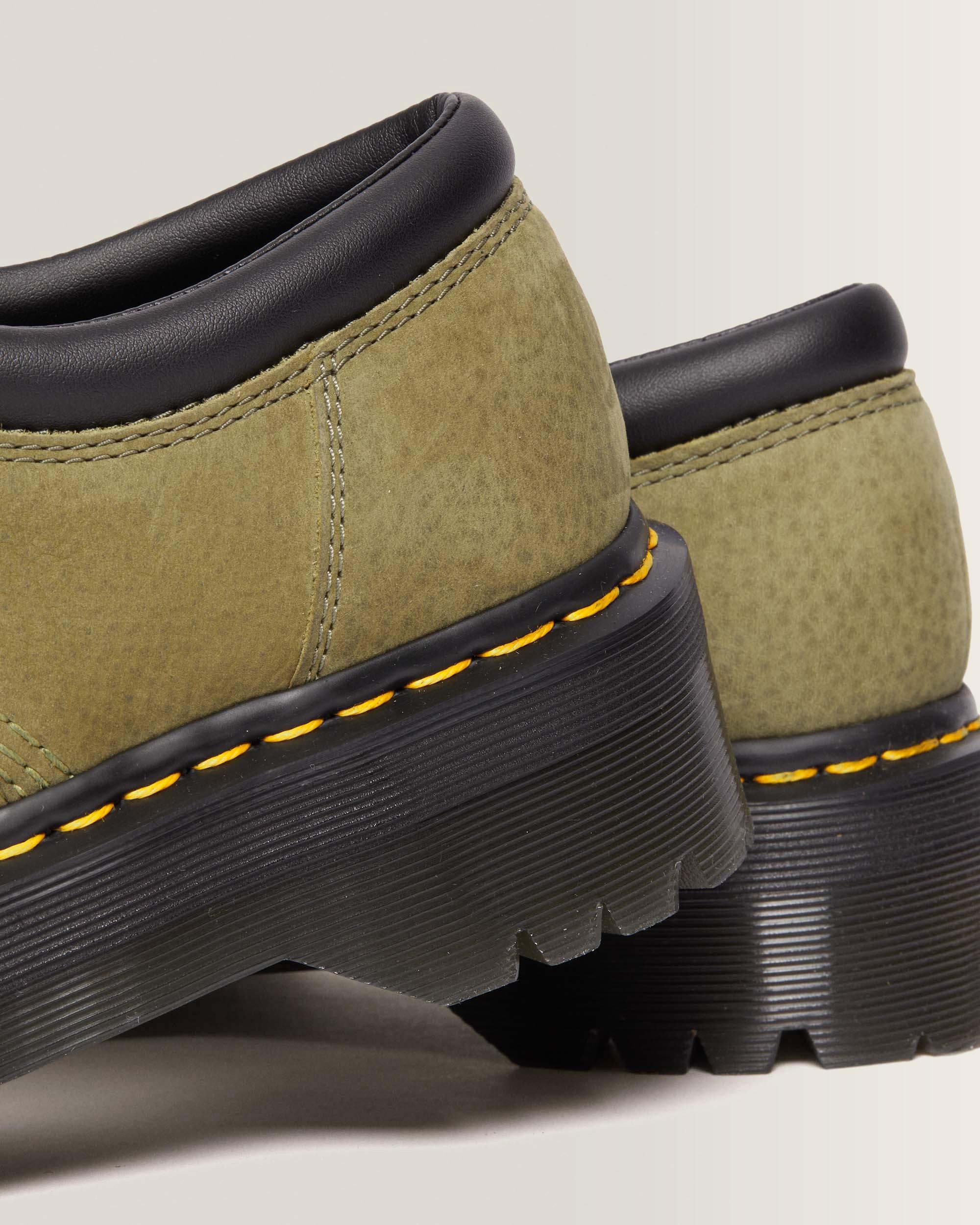 Zapato con plataforma 8053 de piel Tumbled Nubuck
