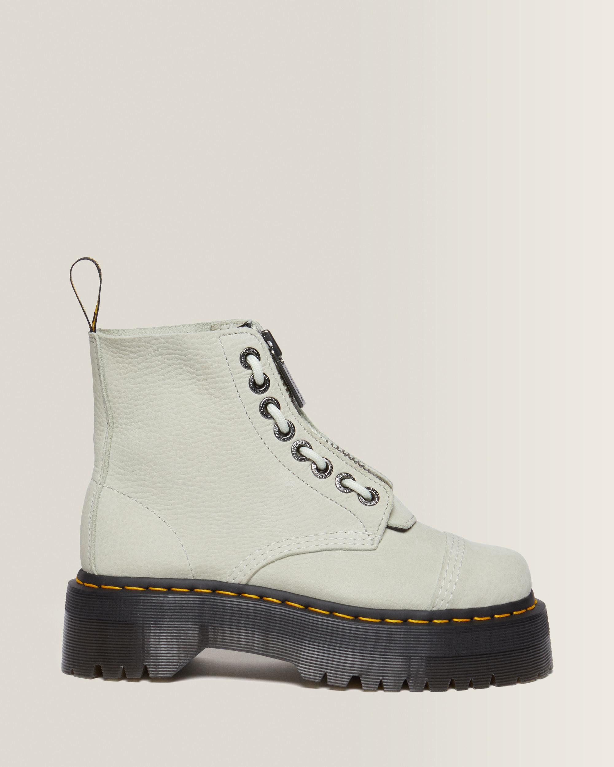 Boots plateformes Sinclair en cuir Tumbled Nubuck