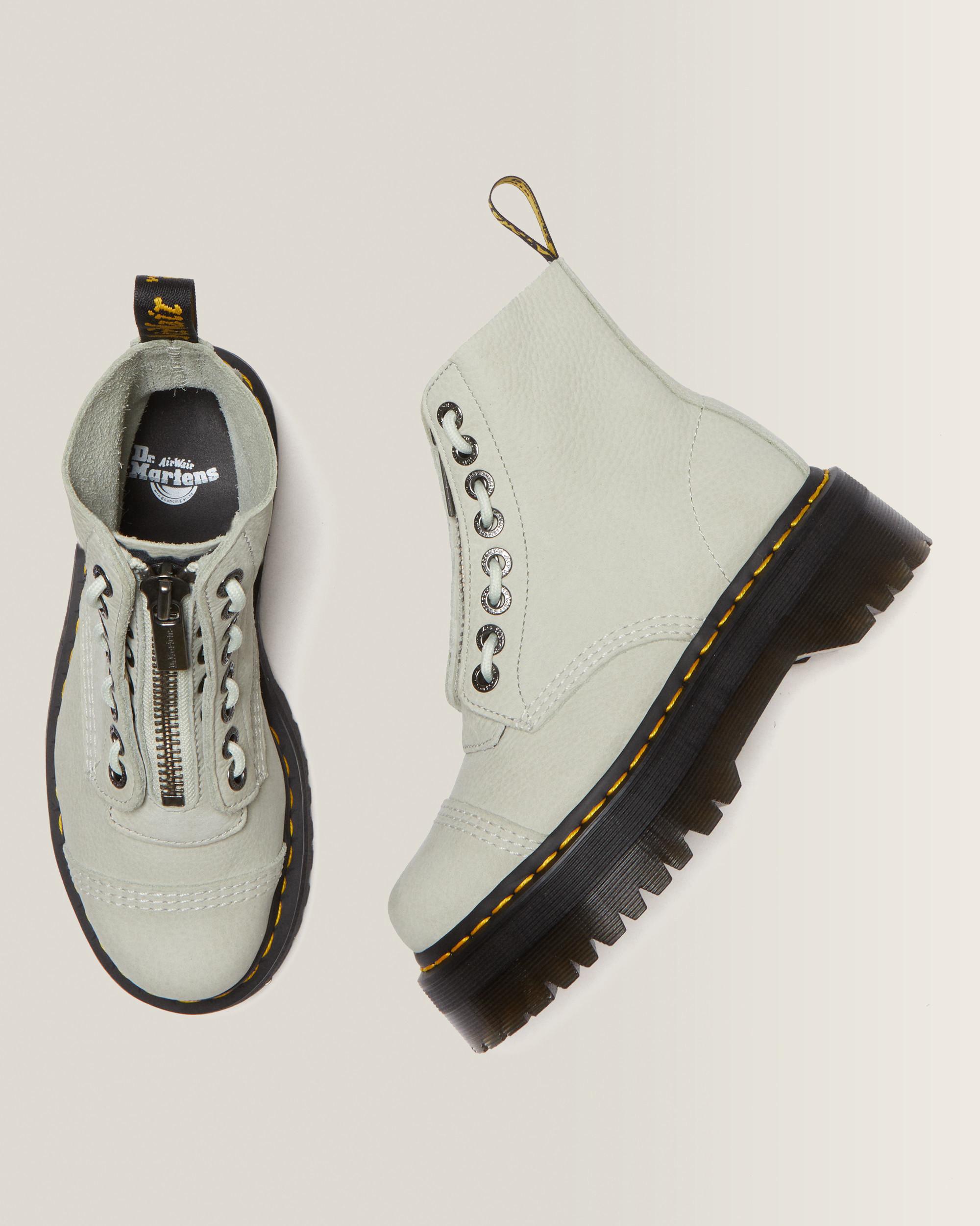 Boots plateformes Sinclair en cuir Tumbled Nubuck