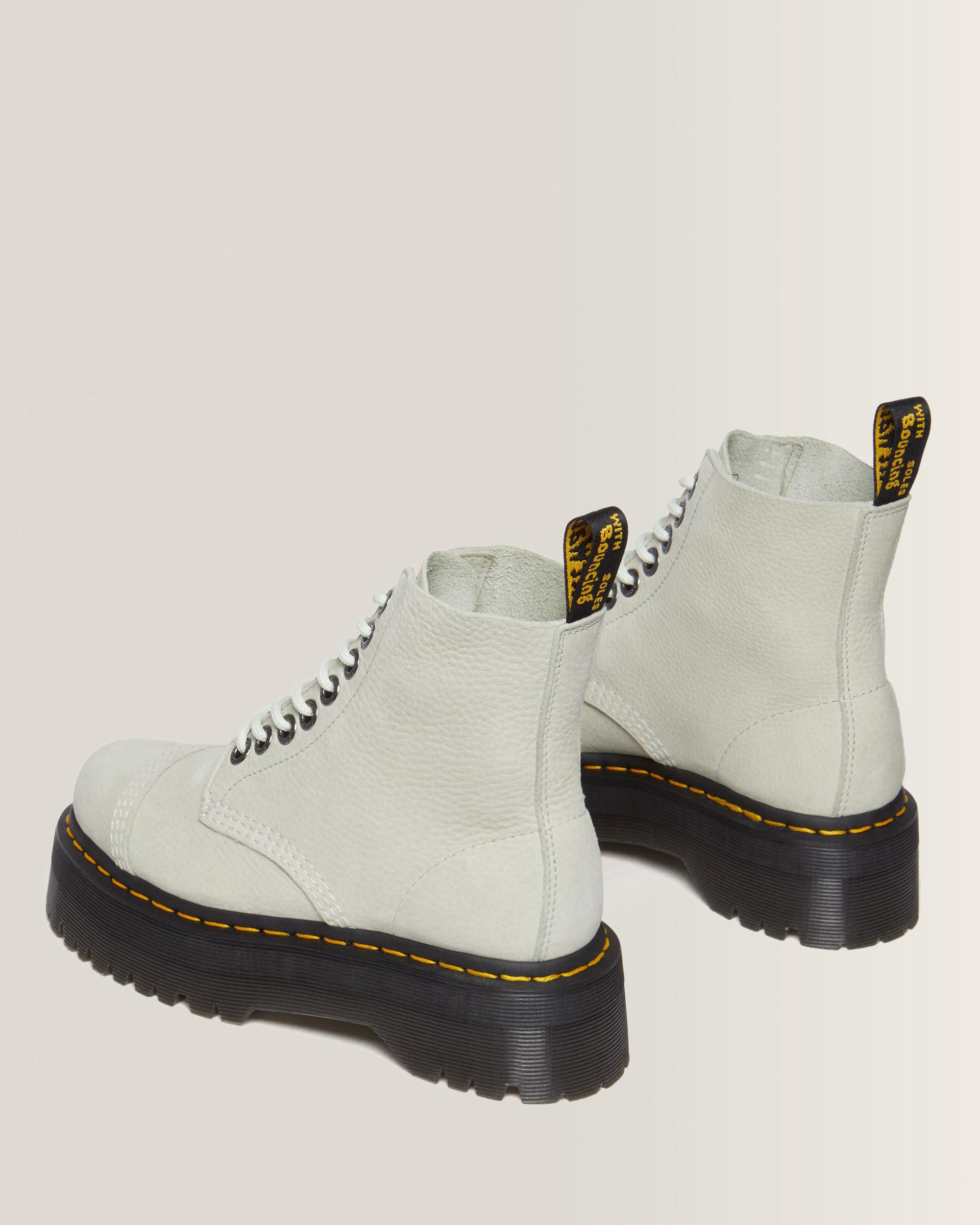 Boots plateformes Sinclair en cuir Tumbled Nubuck
