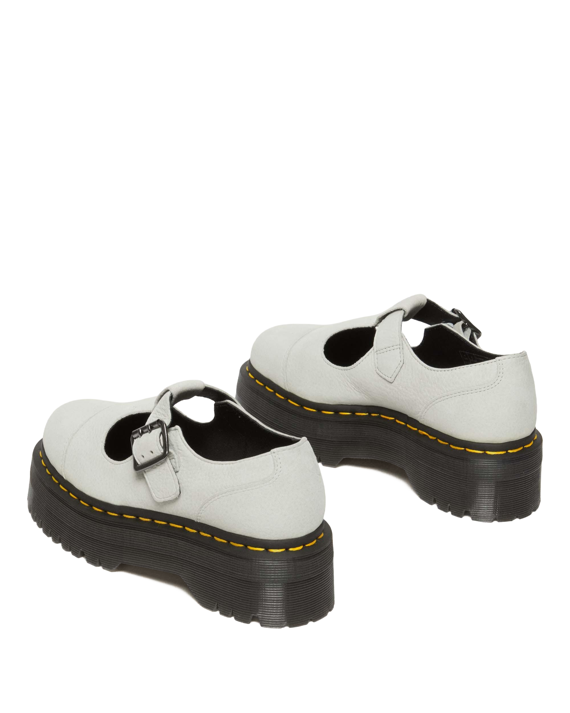 Туфли Dr. Martens Bethan Tumbled Nubuck Leather Platform Mary Jane, цвет: Дымчатый мятный — фото 5