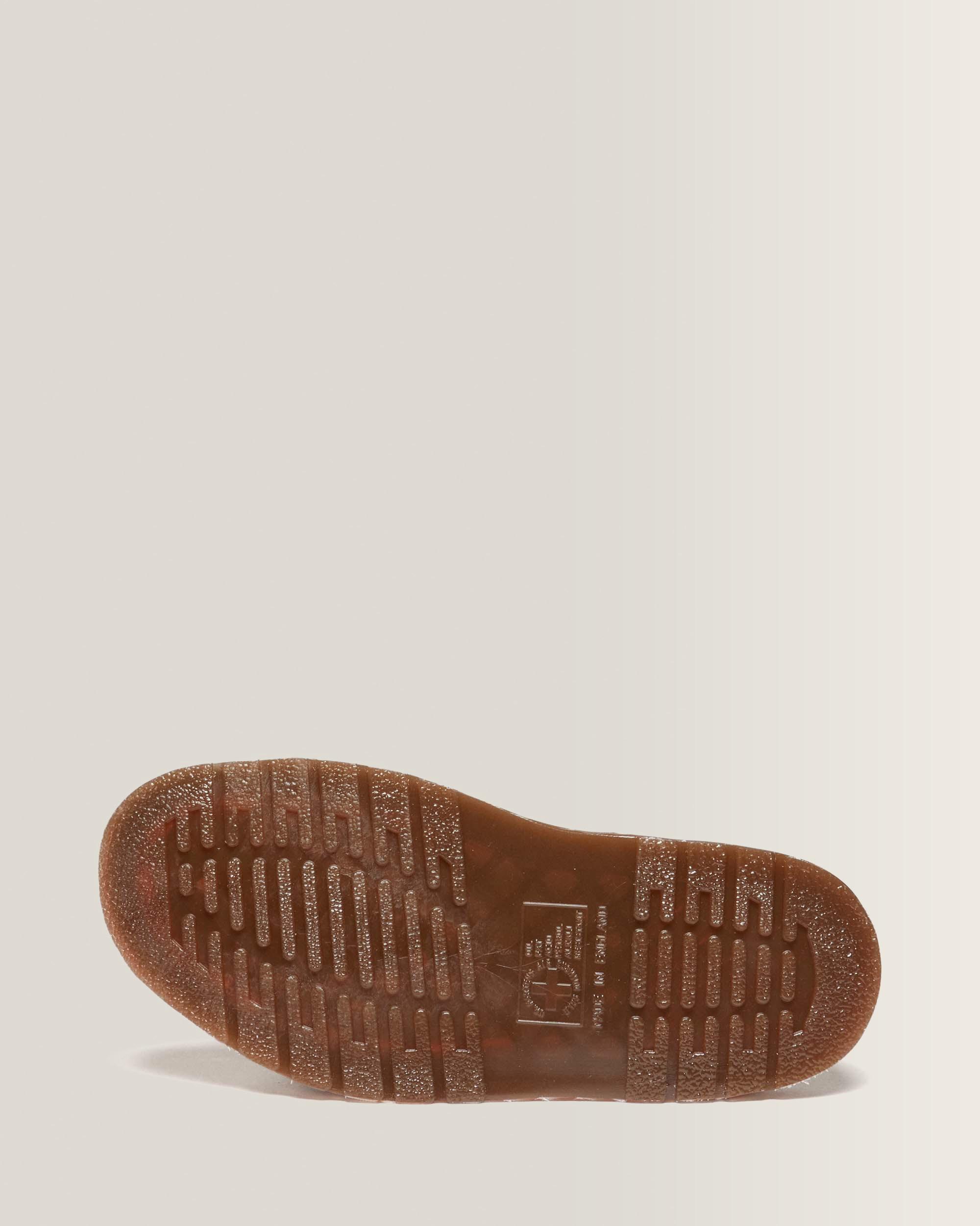 Dayne Made in England Leder & Wildleder Applique Slide Sandalen