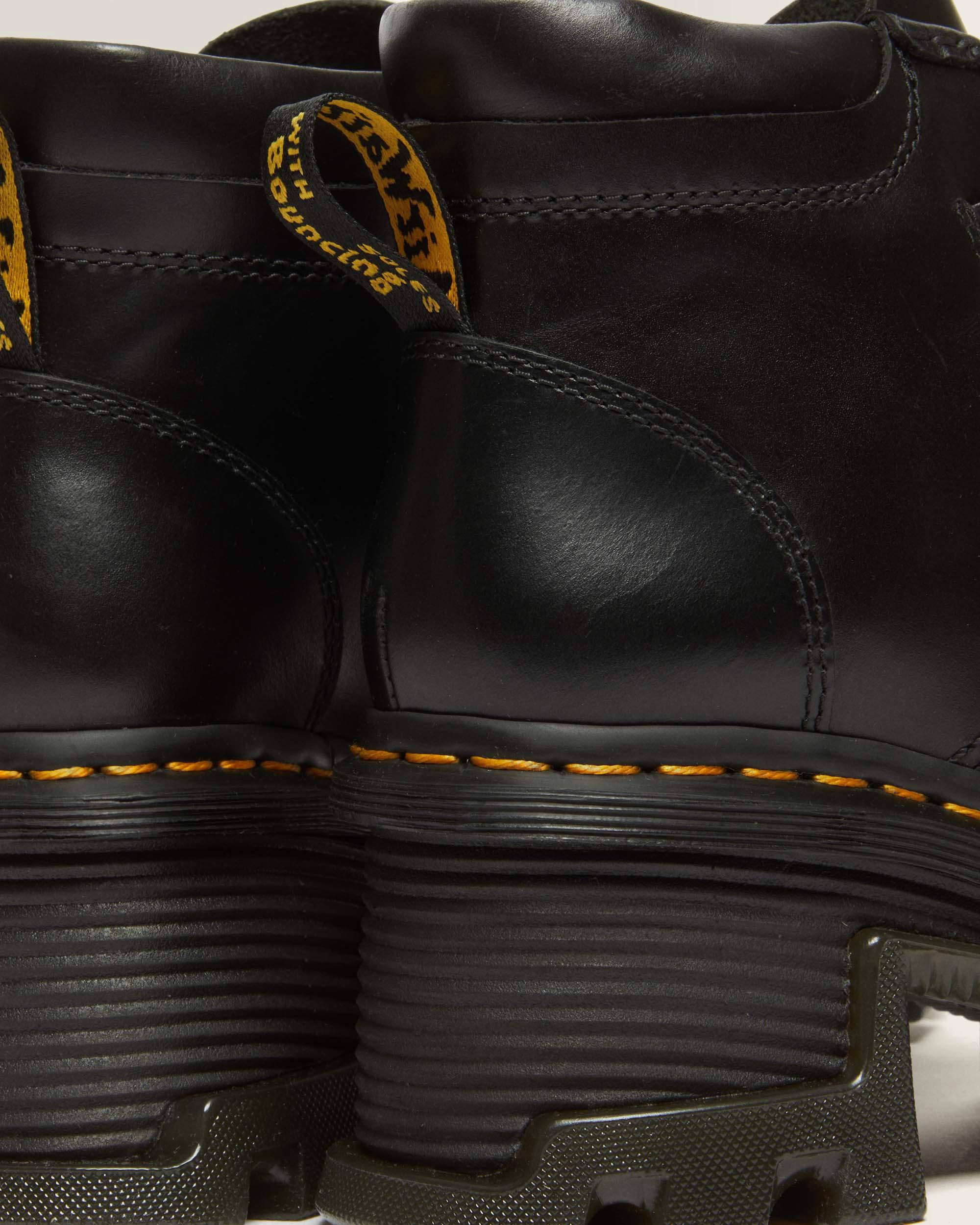 Corran 3-Eye Atlas Leather Heeled Boots in Black Atlas | Dr. Martens™