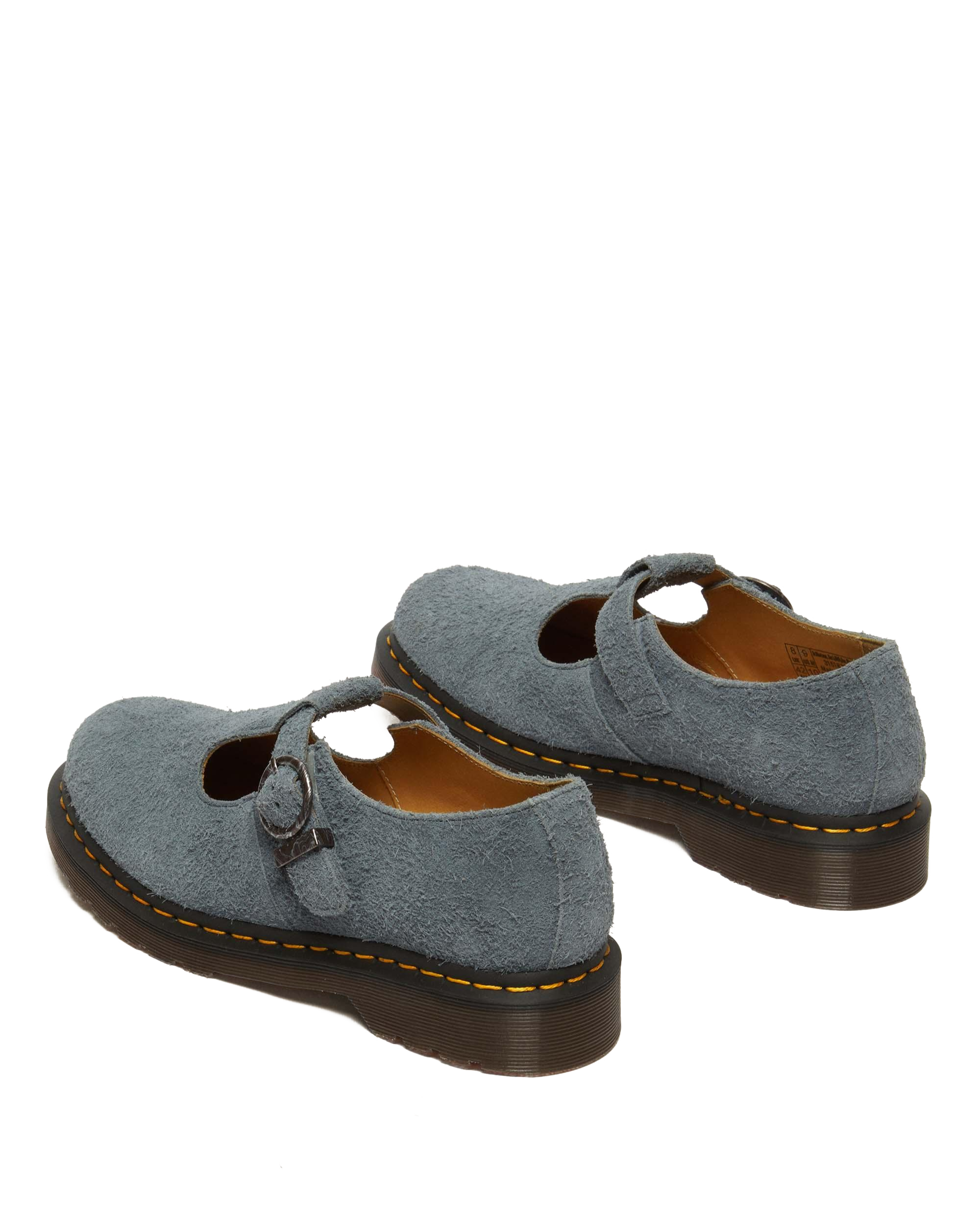 Балетки Dr. Martens T-Bar Suede Mary Jane, цвет: Потёртый джинсовый — фото 5