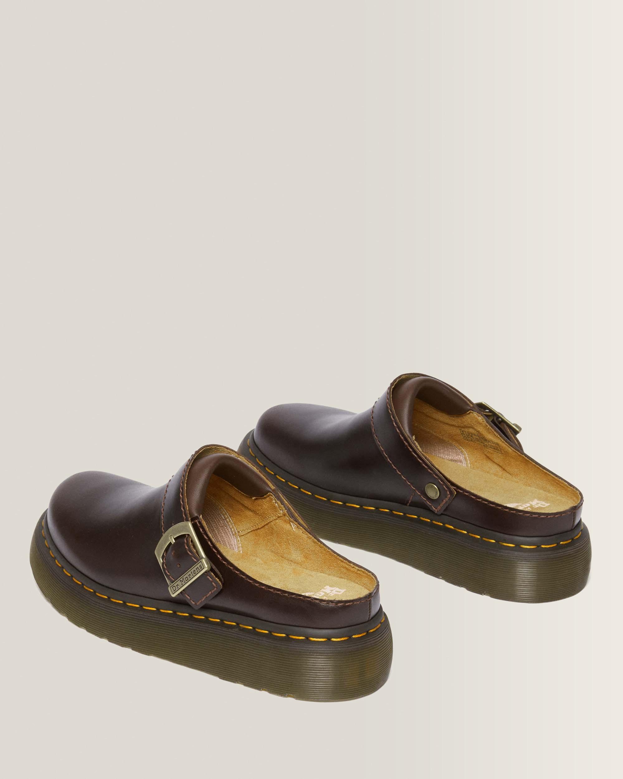 Mules plateformes Laketen en cuir