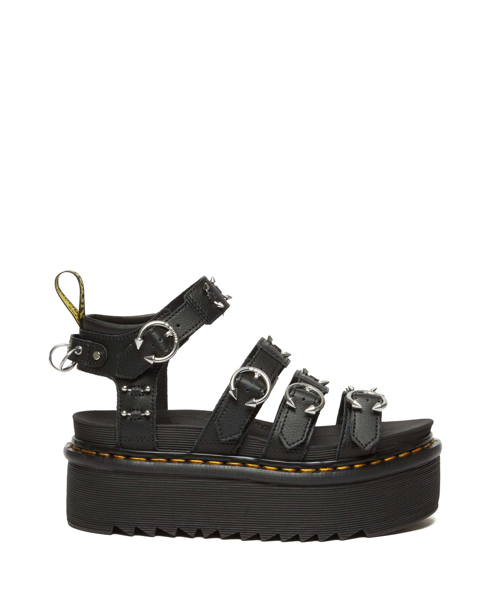 Blaire Piercing Leren Platform Sandalen