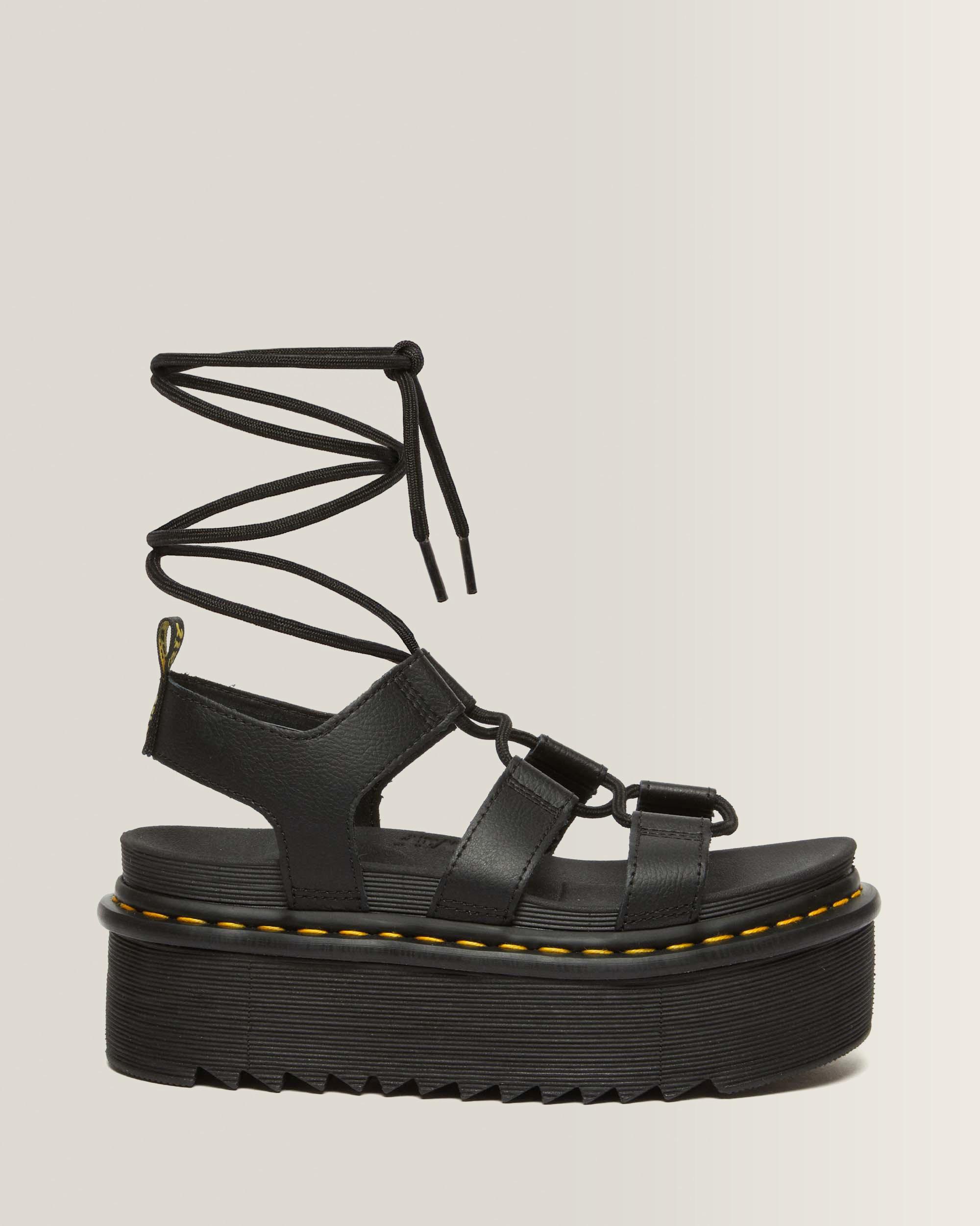 Nartilla Athena Leather Gladiator Platform Sandals