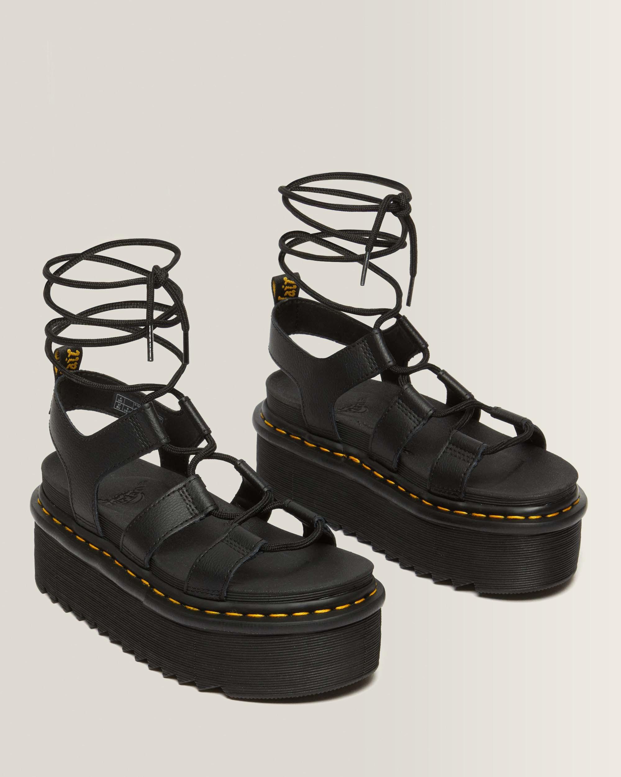Nartilla Athena Leather Gladiator Platform Sandals