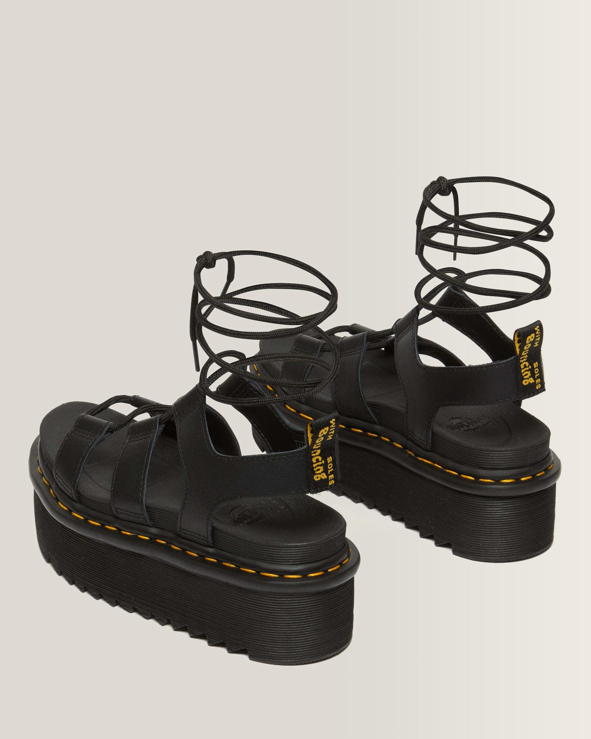 Nartilla Athena Leather Gladiator Platform Sandals