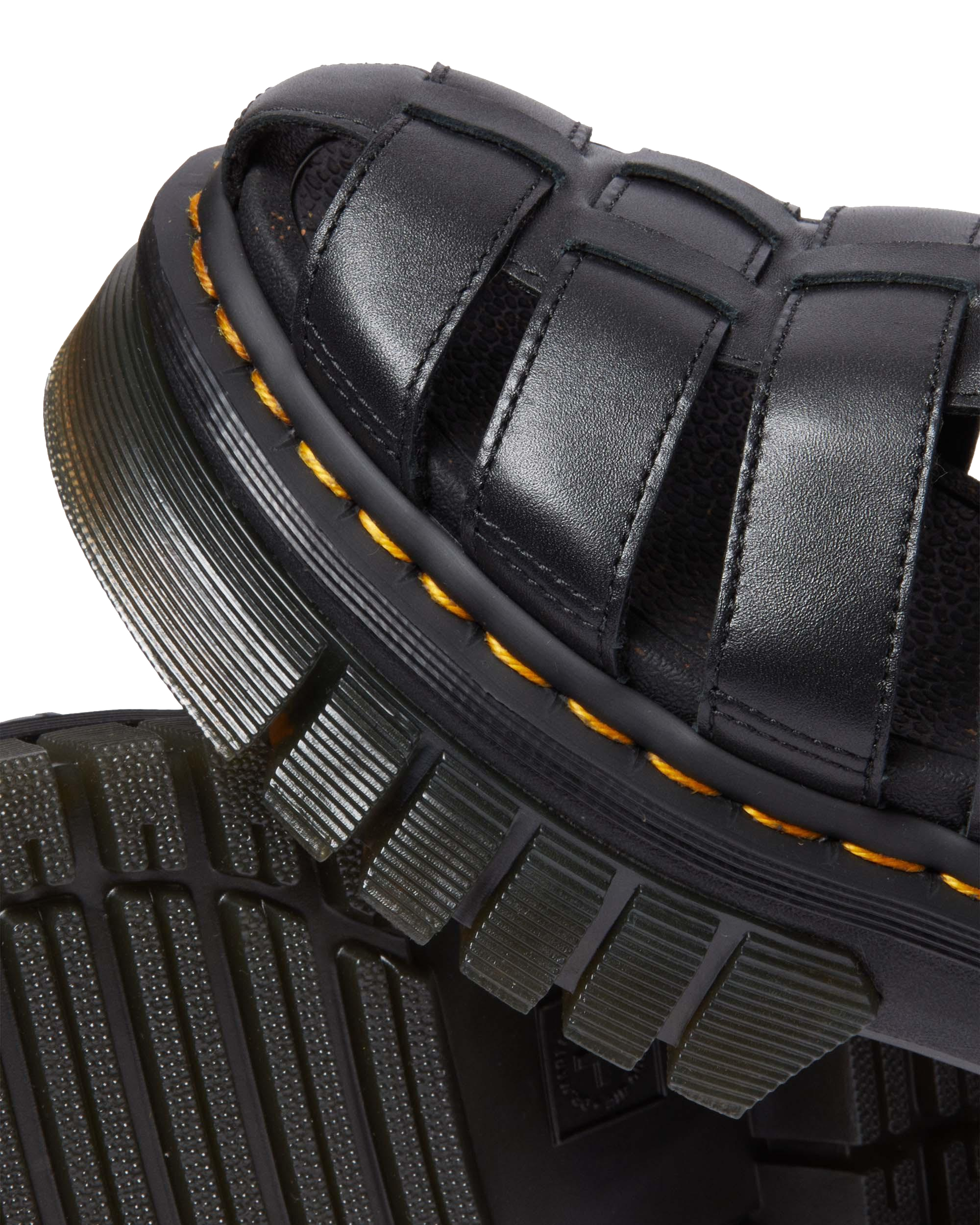 Ricki Fisherman Platform Sandals in BLACK | Dr. Martens™