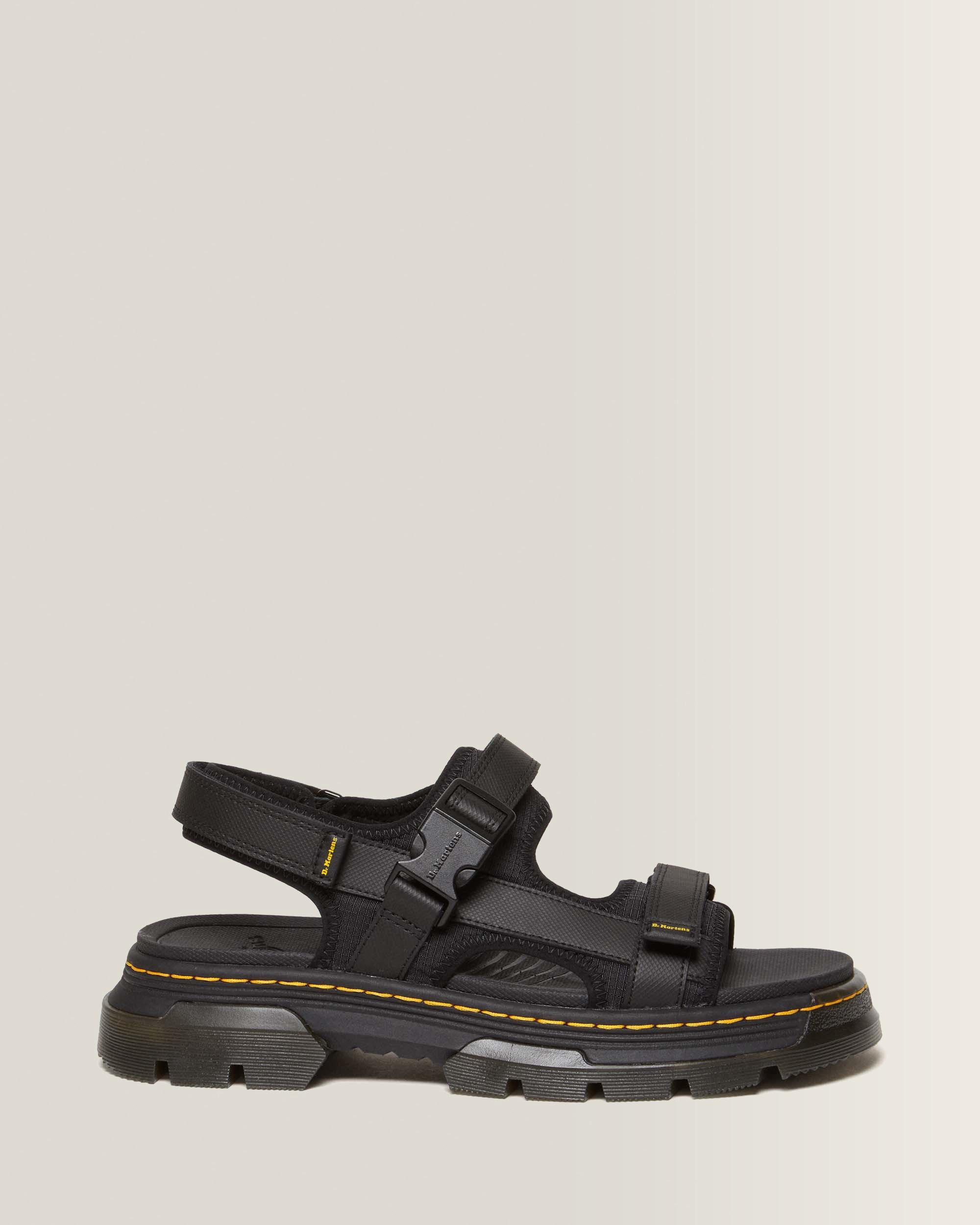 Forster Poly Webbing Sandals in Black | Dr. Martens™