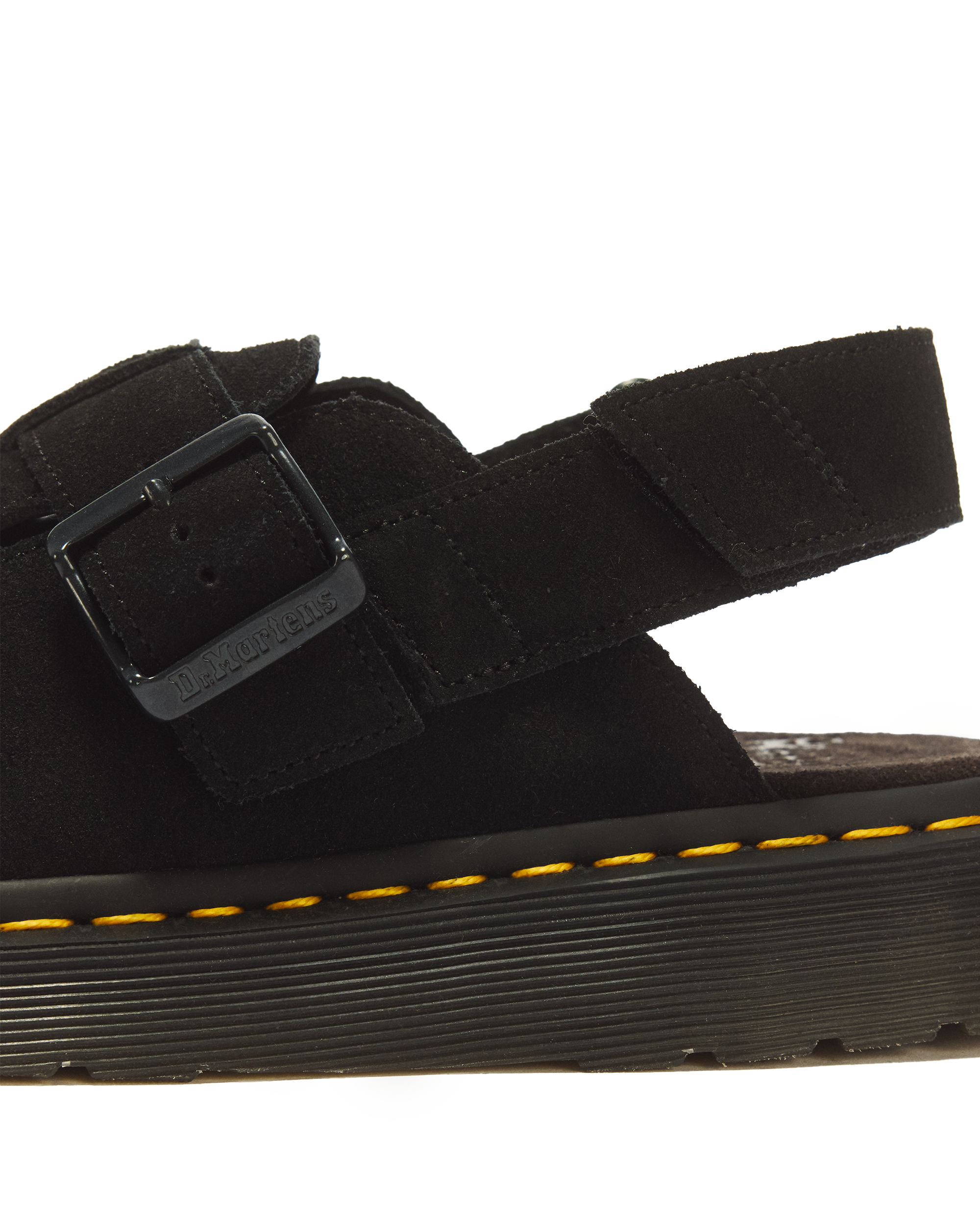 Jorge II Suede Mules in Black | Dr. Martens™