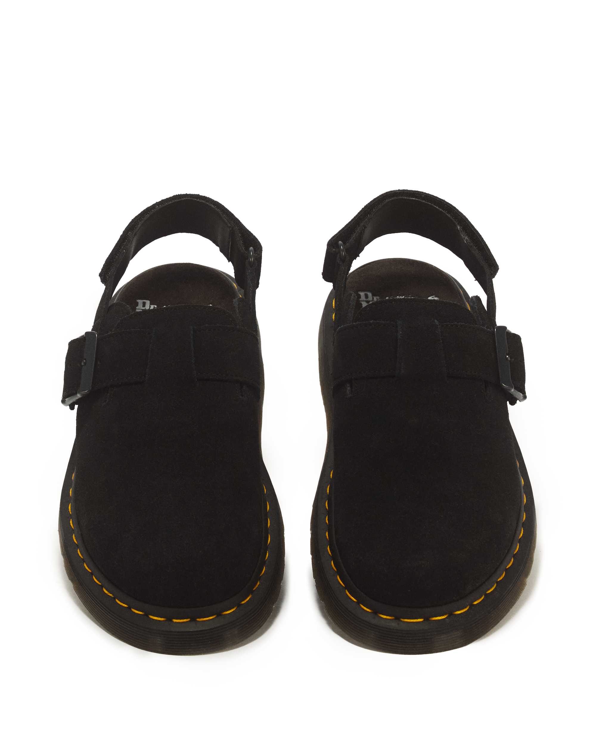 Jorge II Suede Mules in Black | Dr. Martens™