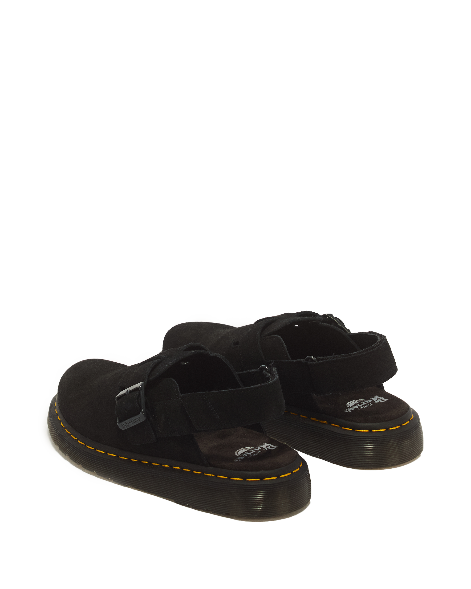 Jorge II Suede Mules in Black | Dr. Martens™