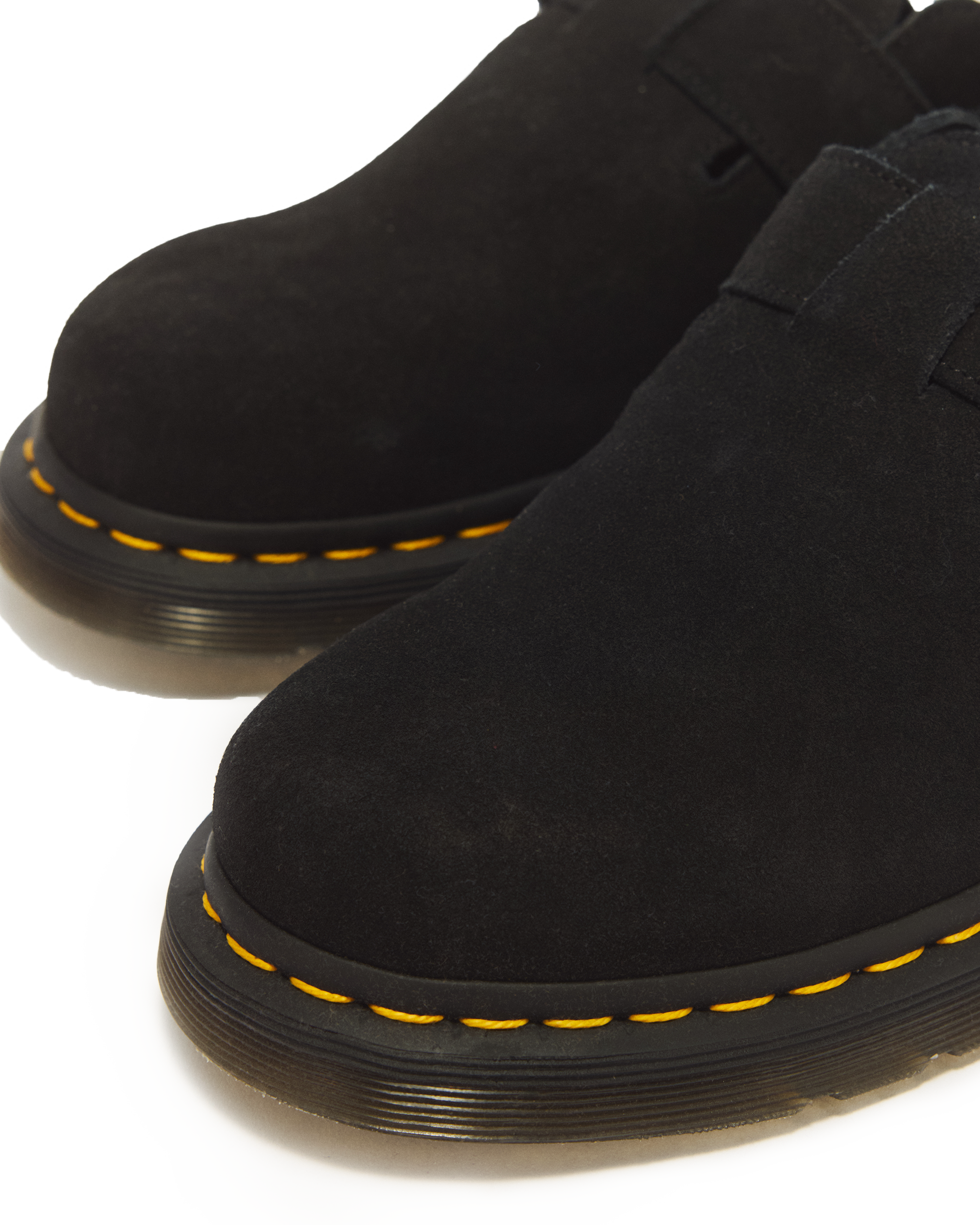 Jorge II Suede Mules in Black | Dr. Martens™