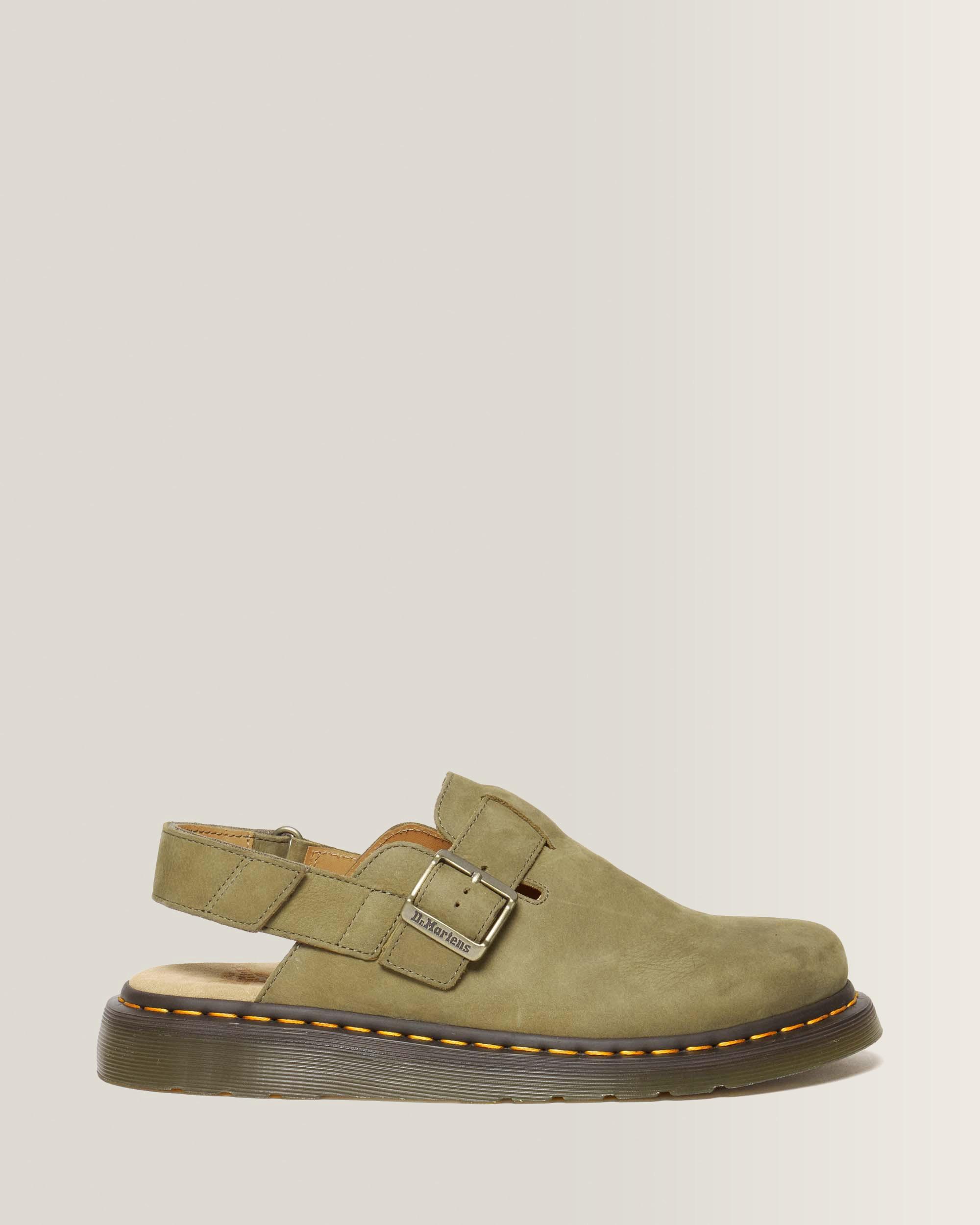 Jorge II Tumbled Nubuck Leren Slingback Mules
