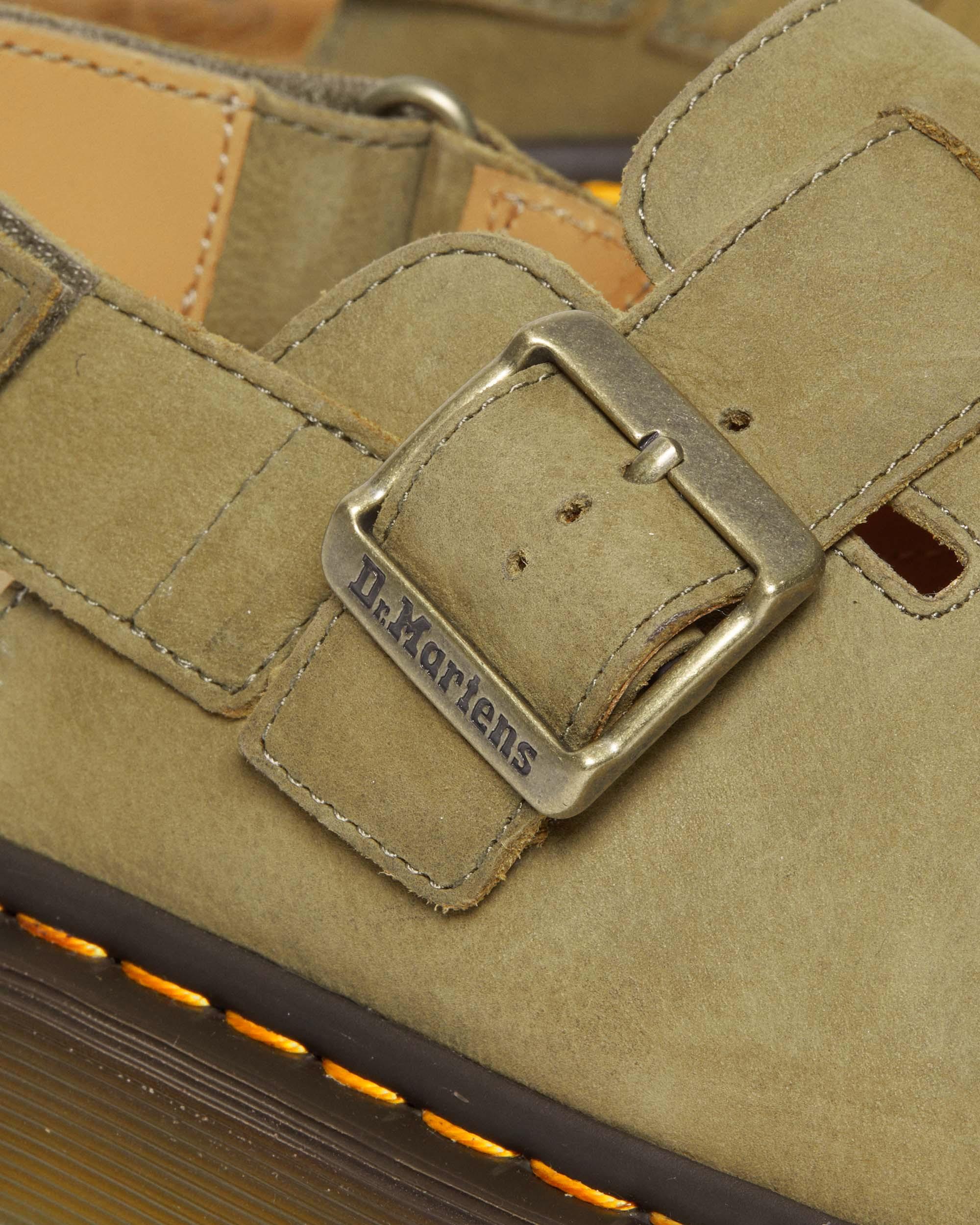 Jorge II Tumbled Nubuck Leren Slingback Mules