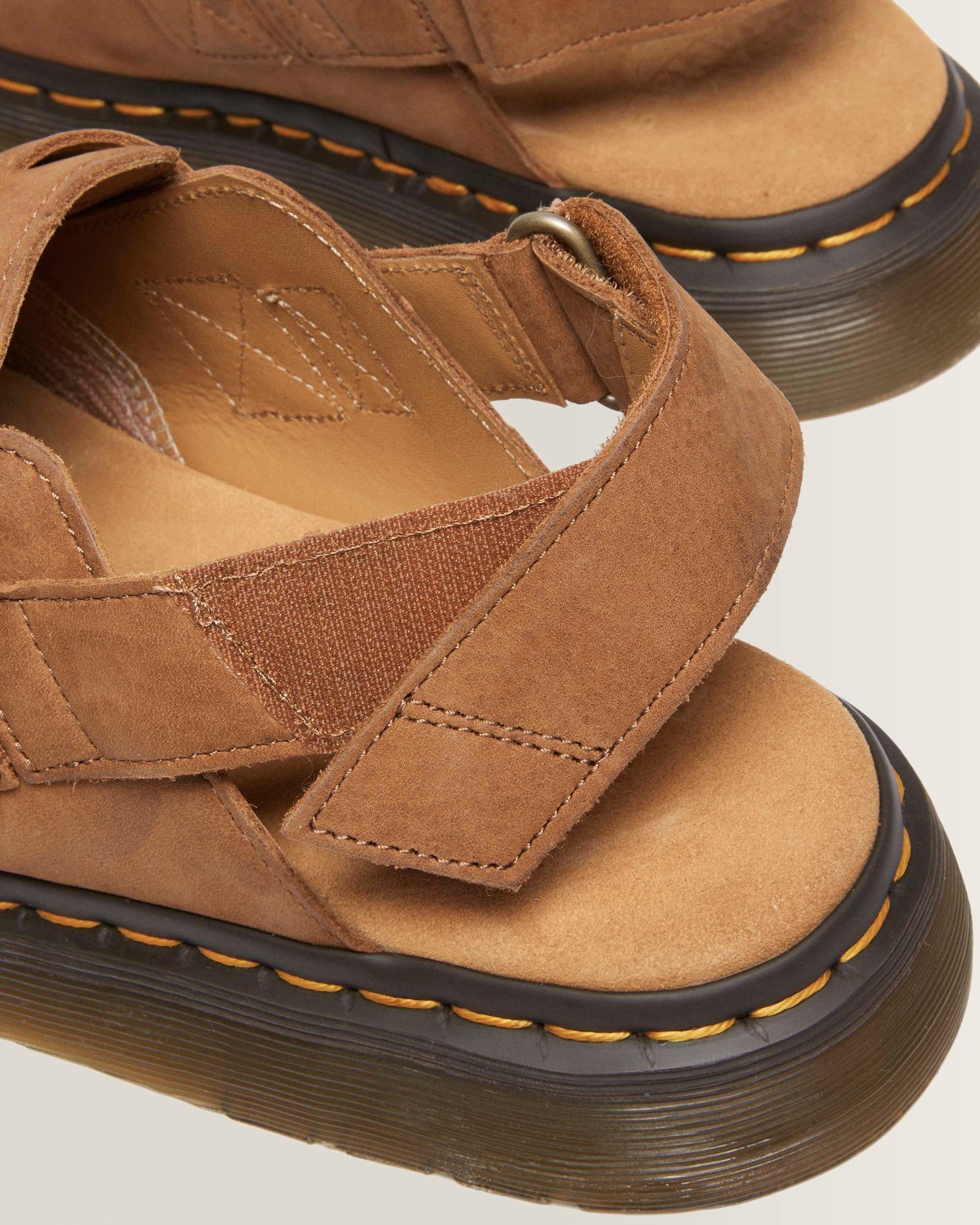 Jorge II getrommeld nubuck mules