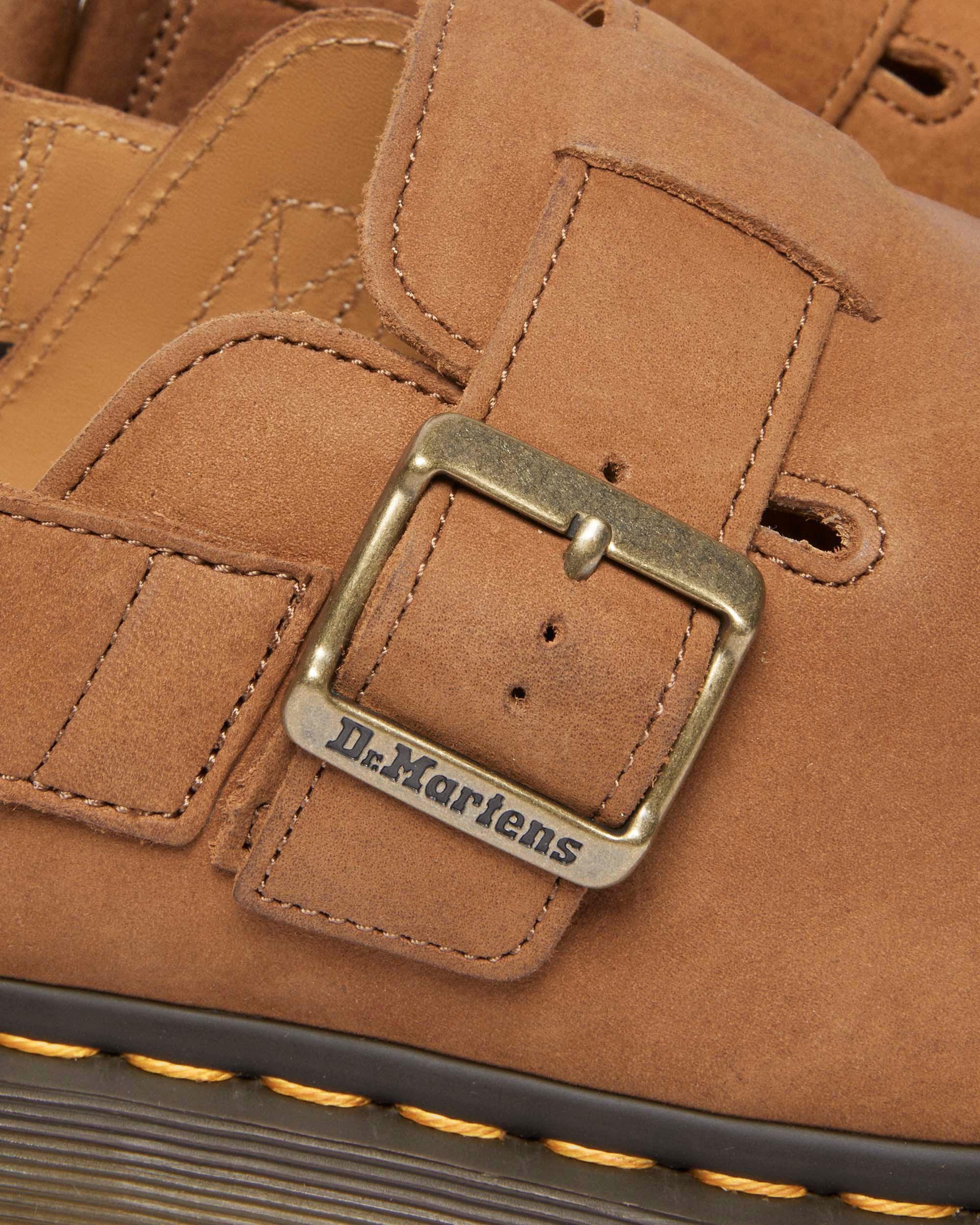 Jorge II getrommeld nubuck mules