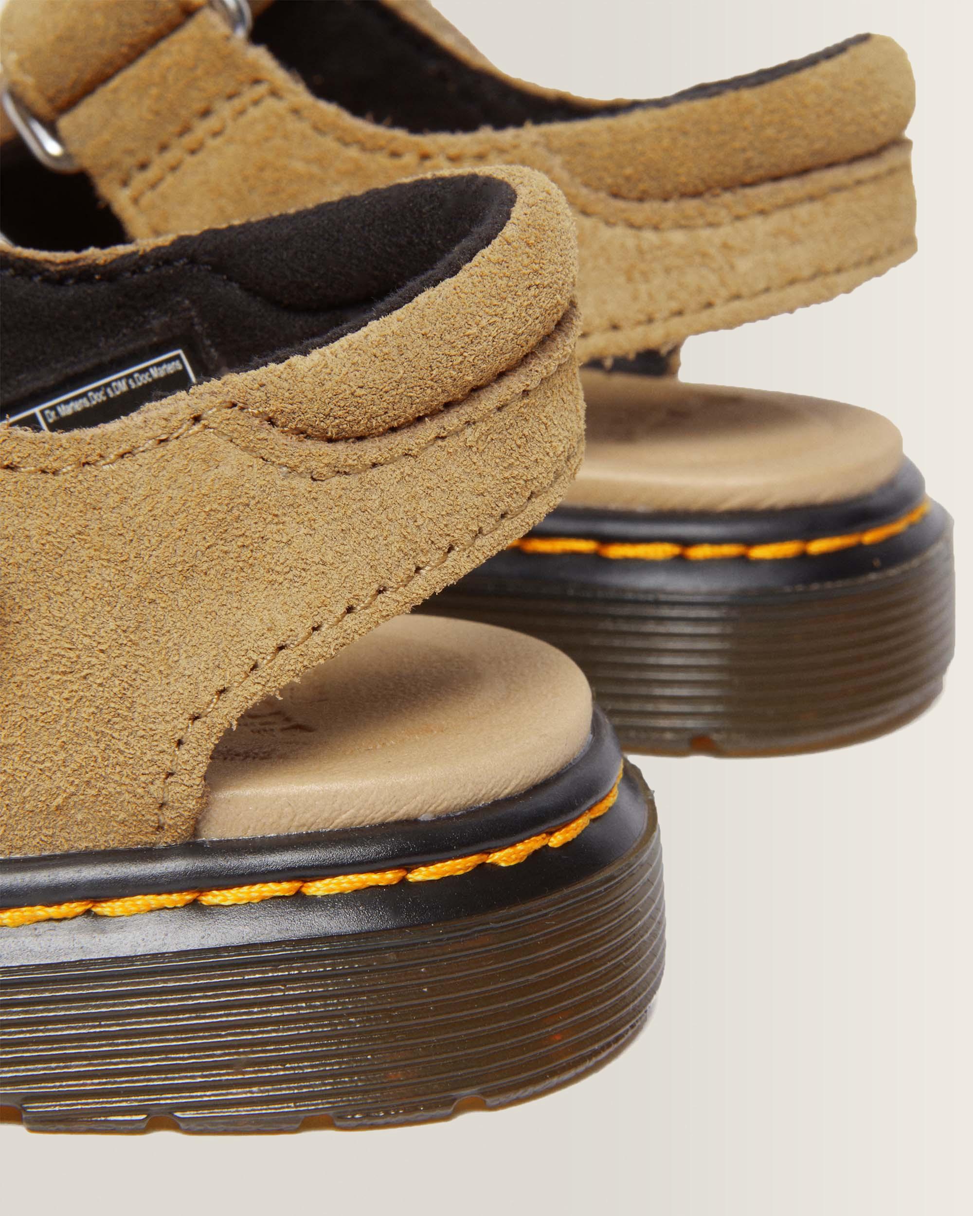 Sandalias Moby II de ante Bronx cámel para niños