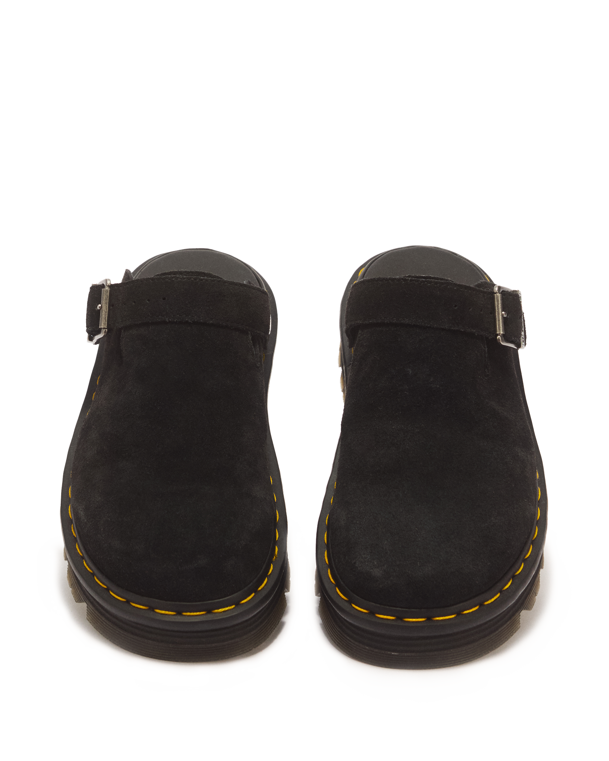 Zebzag Suede Casual Slingback Platform Mules