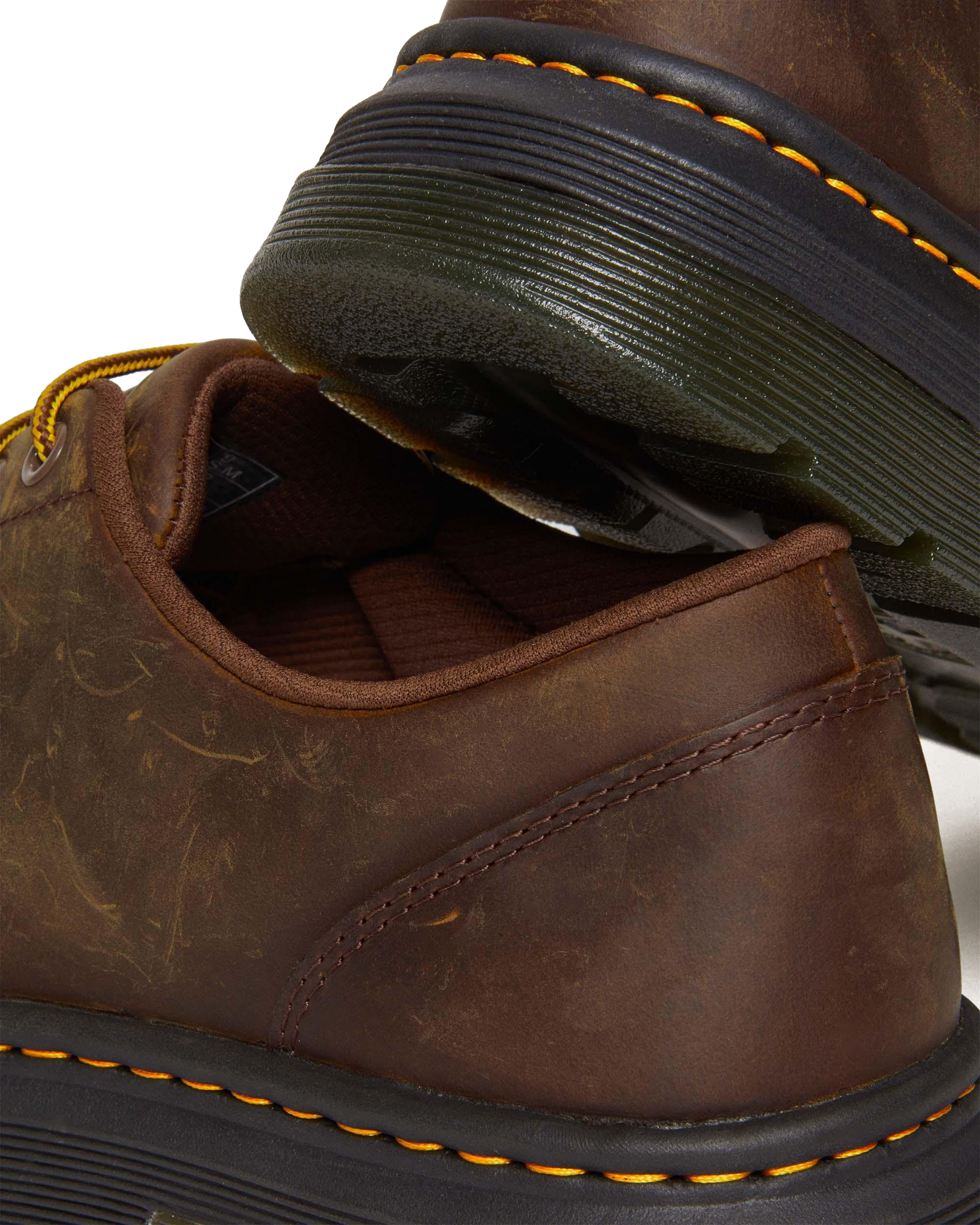 Туфли Dr. Martens Crewson Lo Crazy Horse Leather Casual, цвет: Тёмный коричневый — фото 2