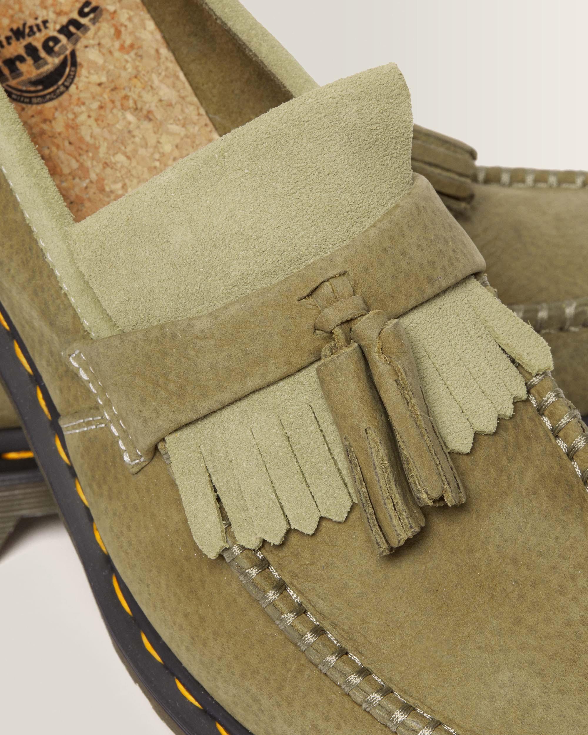 Mocassins Adrian en cuir Tumbled Nubuck à pampilles
