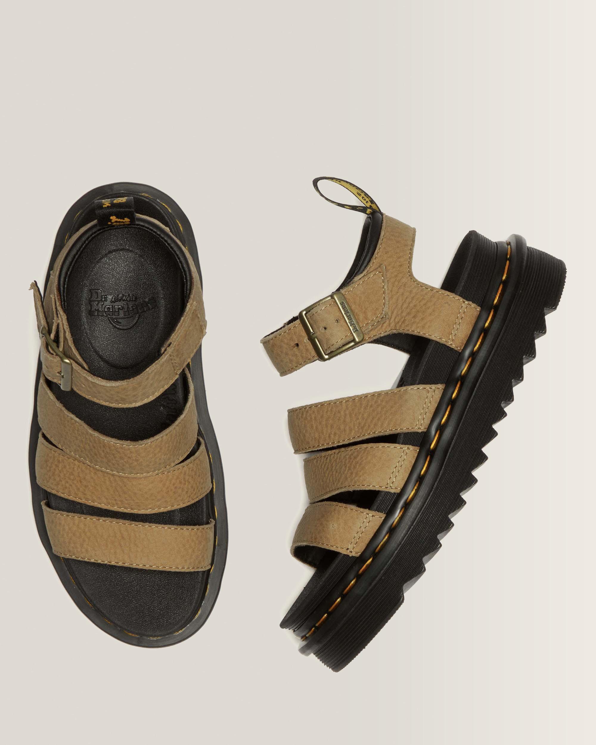 Sandalia Blaire de piel Tumbled Nubuck