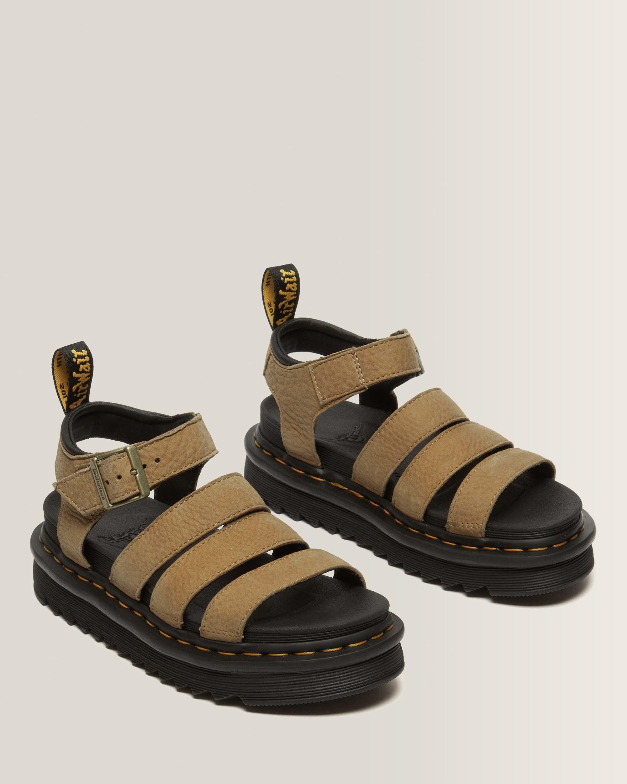 Sandalia Blaire de piel Tumbled Nubuck